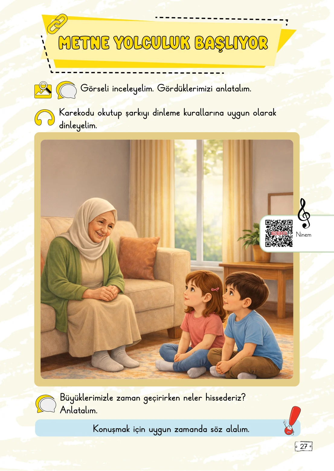 2. Sınıf Türkçe Ders Kitabı Cevapları Meb Yayınları 1. Kitap Sayfa 27