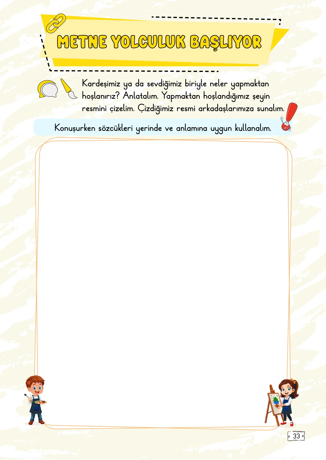 2. Sınıf Türkçe Ders Kitabı Cevapları Meb Yayınları 1. Kitap Sayfa 33