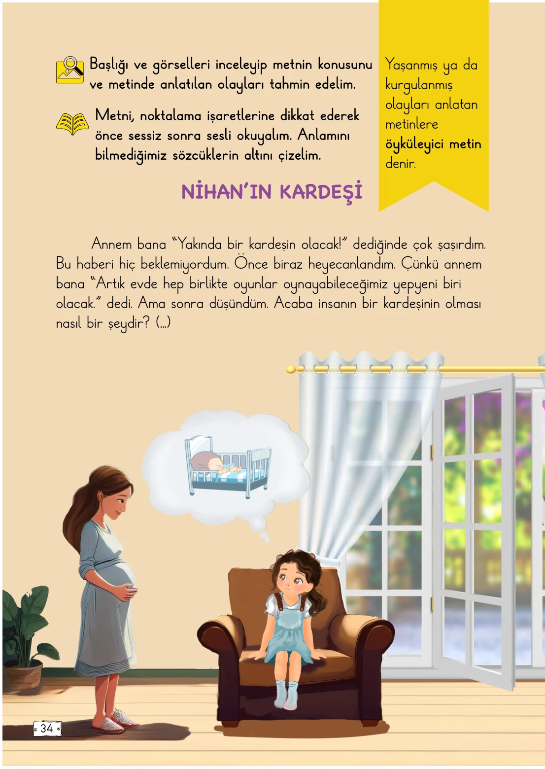 2. Sınıf Türkçe Ders Kitabı Cevapları Meb Yayınları 1. Kitap Sayfa 34