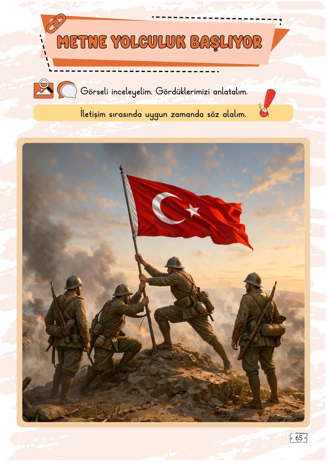 2. Sınıf Türkçe Ders Kitabı Cevapları Meb Yayınları 1. Kitap Sayfa 65