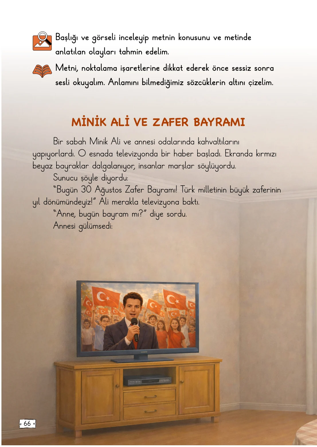 2. Sınıf Türkçe Ders Kitabı Cevapları Meb Yayınları 1. Kitap Sayfa 66