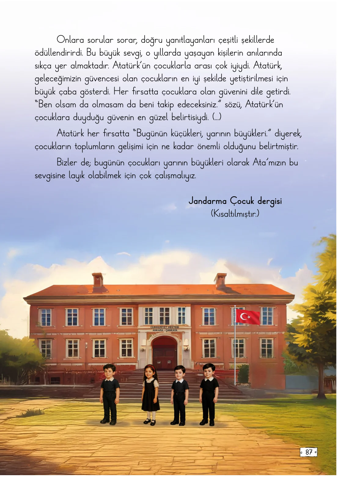 2. Sınıf Türkçe Ders Kitabı Cevapları Meb Yayınları 1. Kitap Sayfa 87