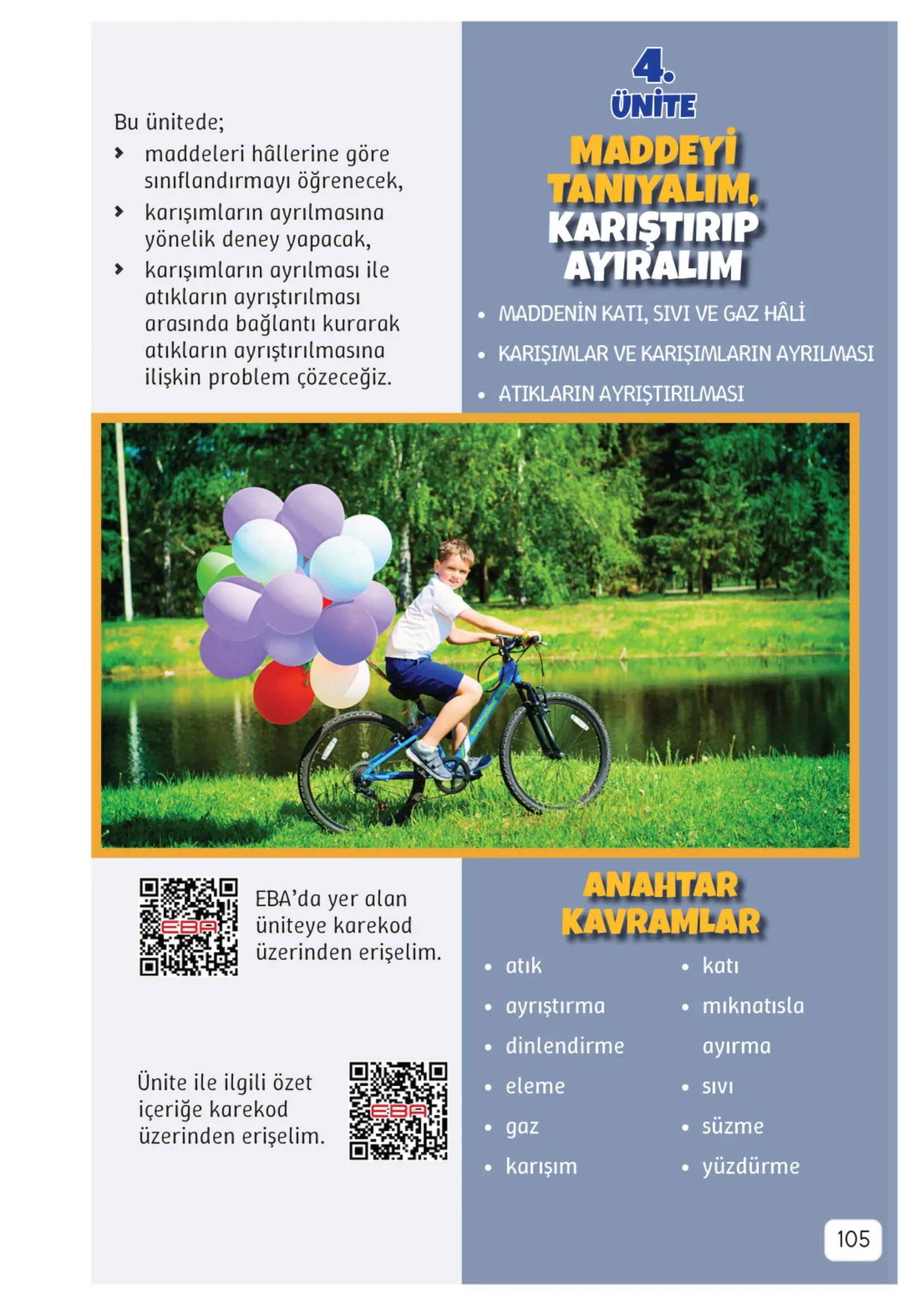 3. Sınıf Fen Bilimleri Ders Kitabı Cevapları Meb Yayınları 1. Kitap Sayfa 105