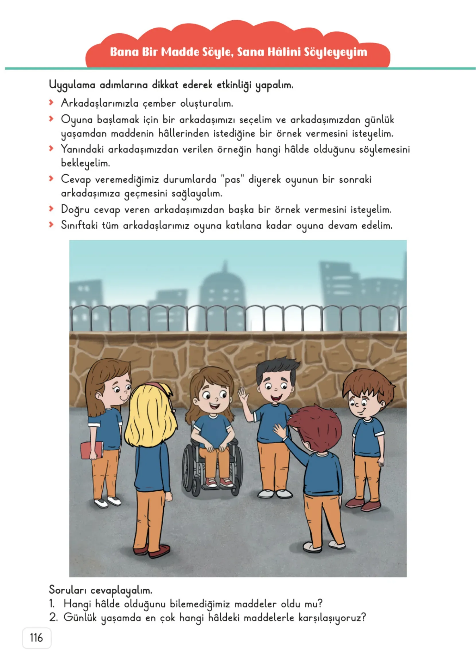 3. Sınıf Fen Bilimleri Ders Kitabı Cevapları Meb Yayınları 1. Kitap Sayfa 116