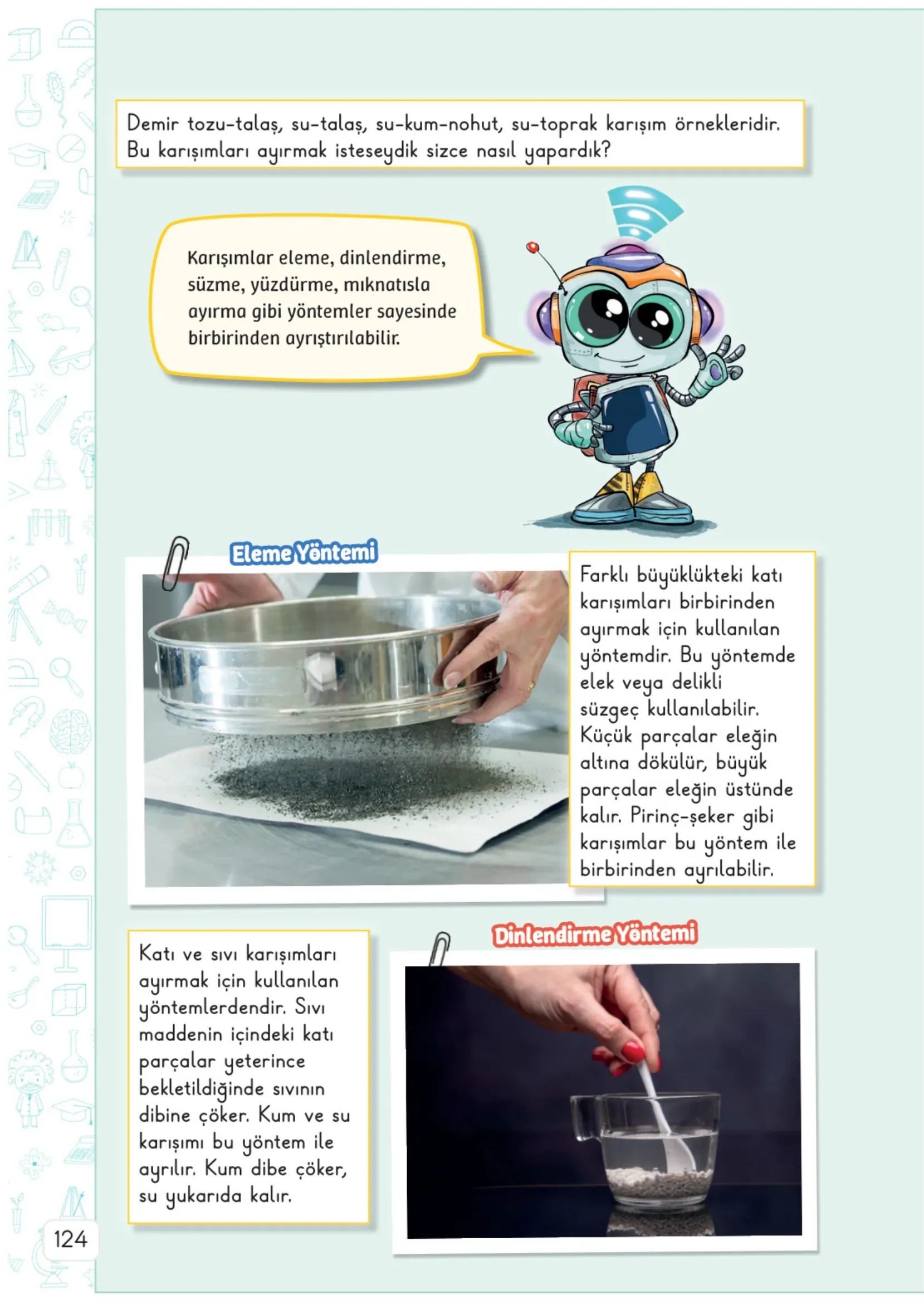 3. Sınıf Fen Bilimleri Ders Kitabı Cevapları Meb Yayınları 1. Kitap Sayfa 124