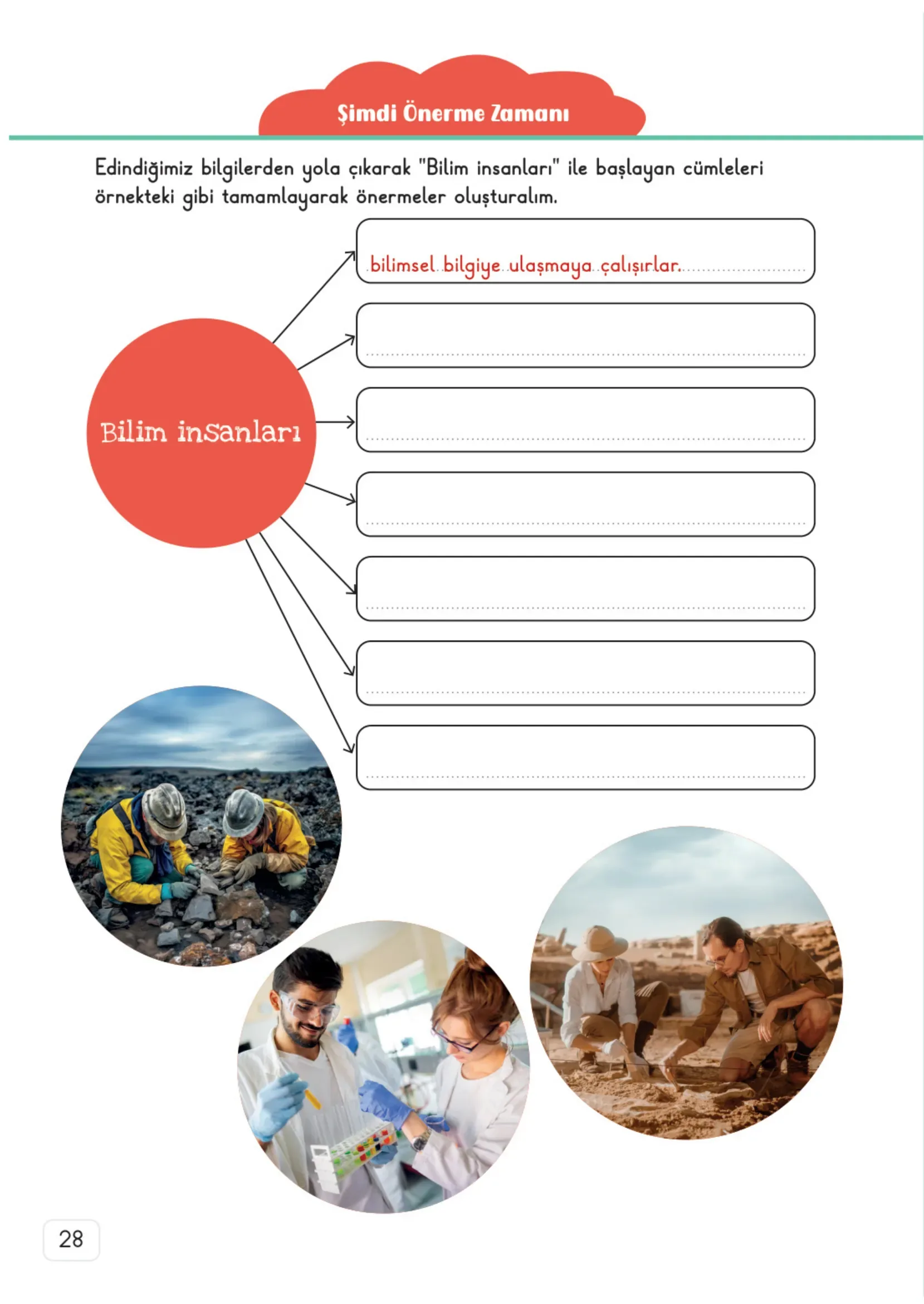 3. Sınıf Fen Bilimleri Ders Kitabı Cevapları Meb Yayınları 1. Kitap Sayfa 28