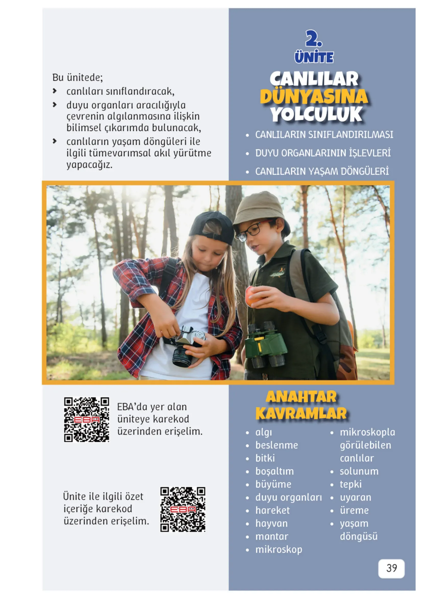 3. Sınıf Fen Bilimleri Ders Kitabı Cevapları Meb Yayınları 1. Kitap Sayfa 39