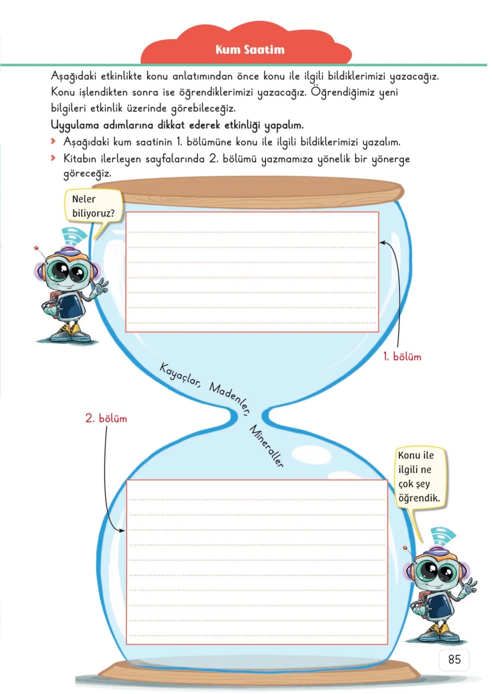 3. Sınıf Fen Bilimleri Ders Kitabı Cevapları Meb Yayınları 1. Kitap Sayfa 85