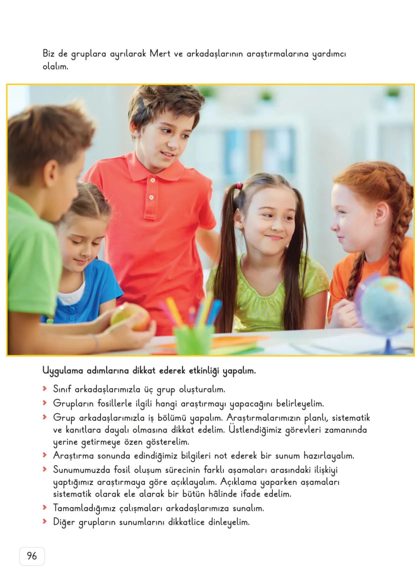 3. Sınıf Fen Bilimleri Ders Kitabı Cevapları Meb Yayınları 1. Kitap Sayfa 96
