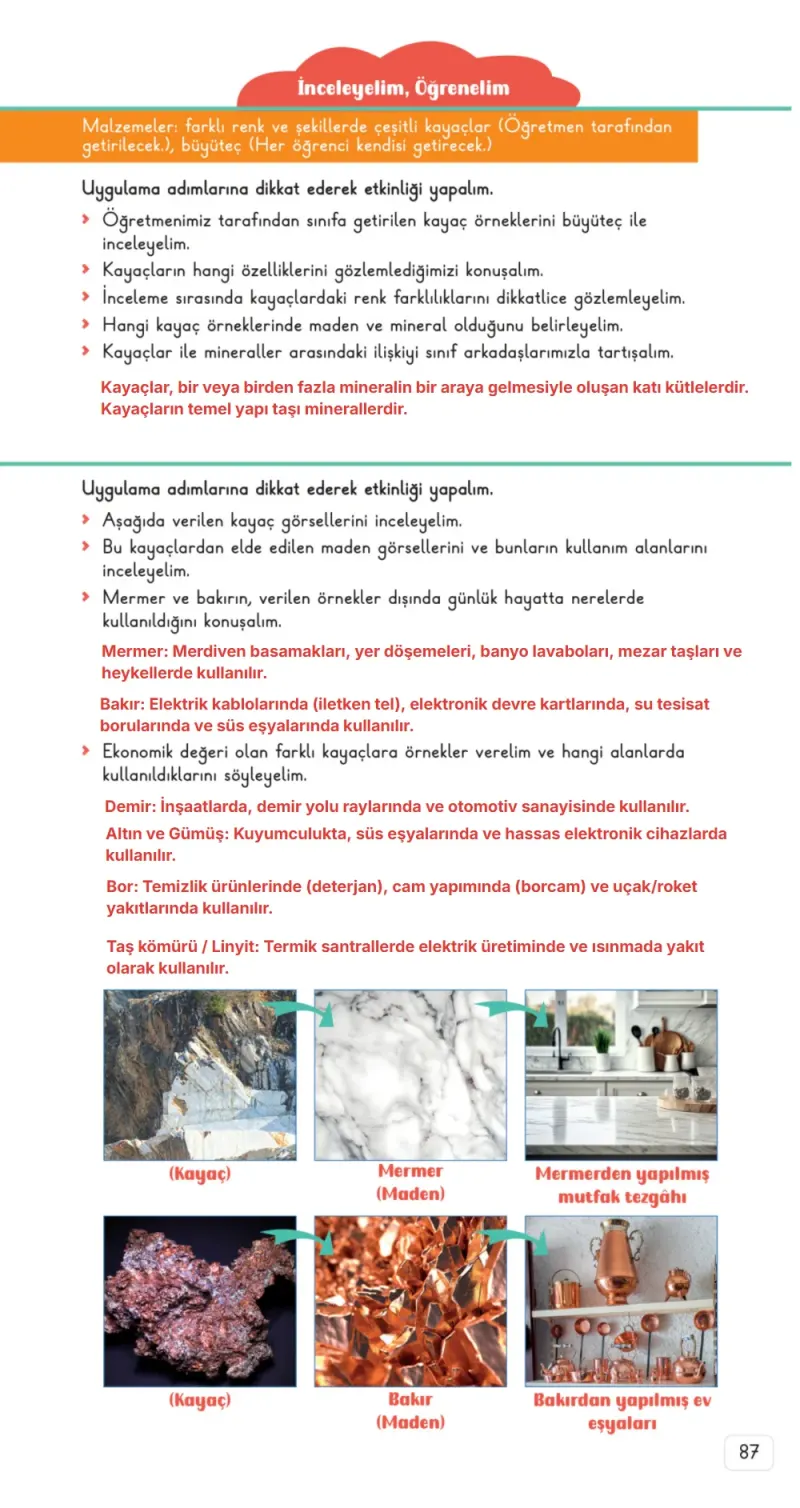 3. Sınıf Fen Bilimleri Ders Kitabı Cevapları Meb Yayınları 1. Kitap Sayfa 87 Çözüm Görseli