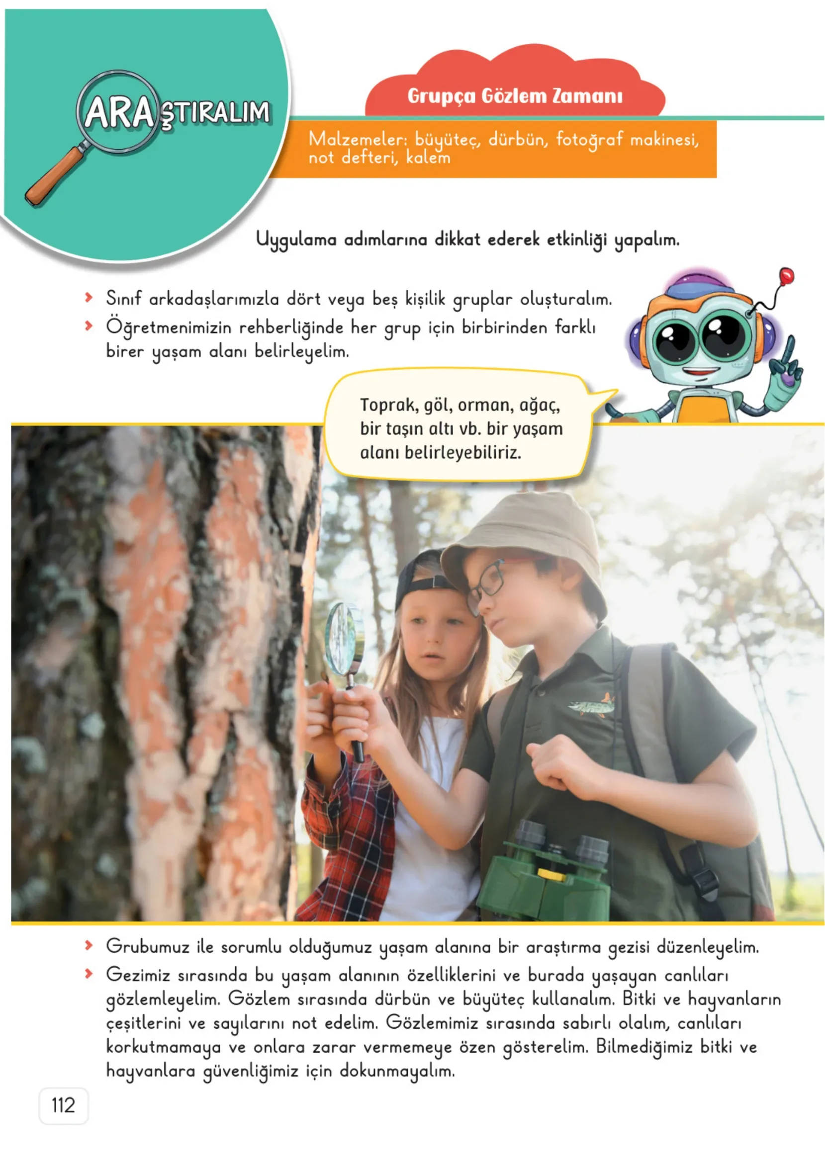 3. Sınıf Fen Bilimleri Ders Kitabı Cevapları Meb Yayınları 2. Kitap Sayfa 112