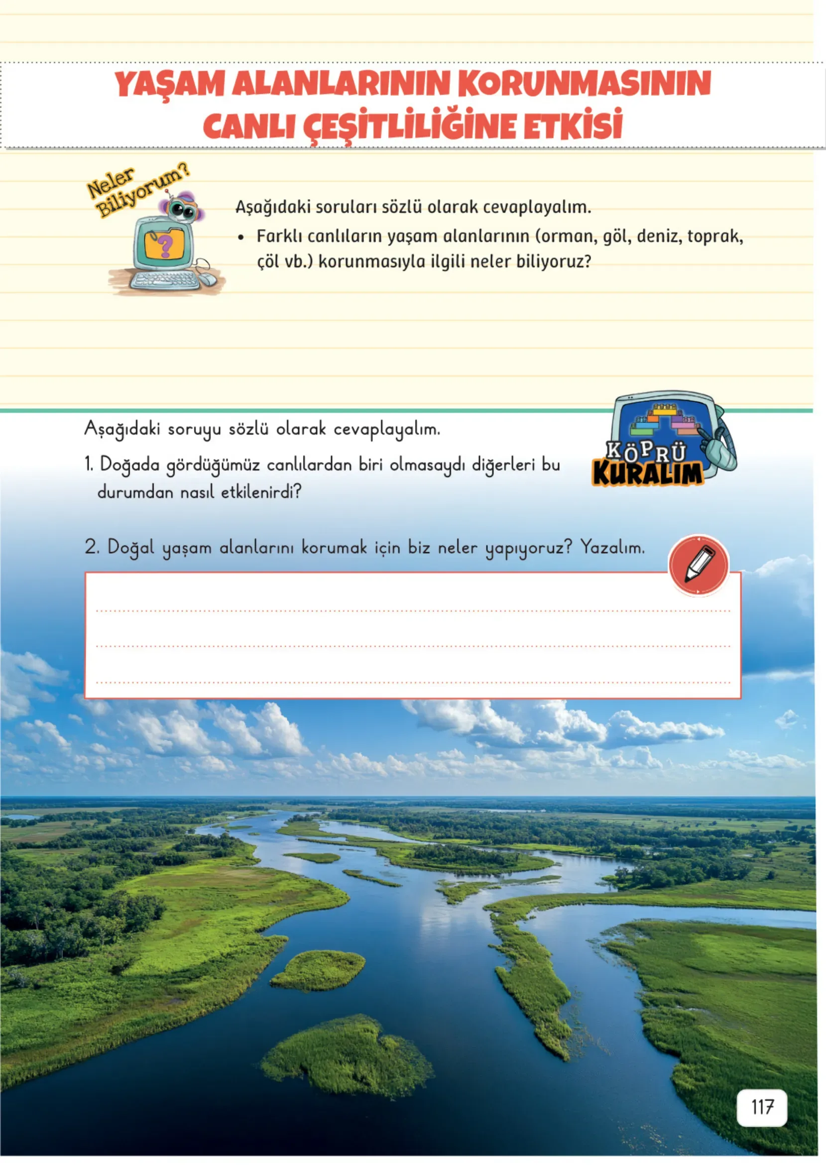3. Sınıf Fen Bilimleri Ders Kitabı Cevapları Meb Yayınları 2. Kitap Sayfa 117