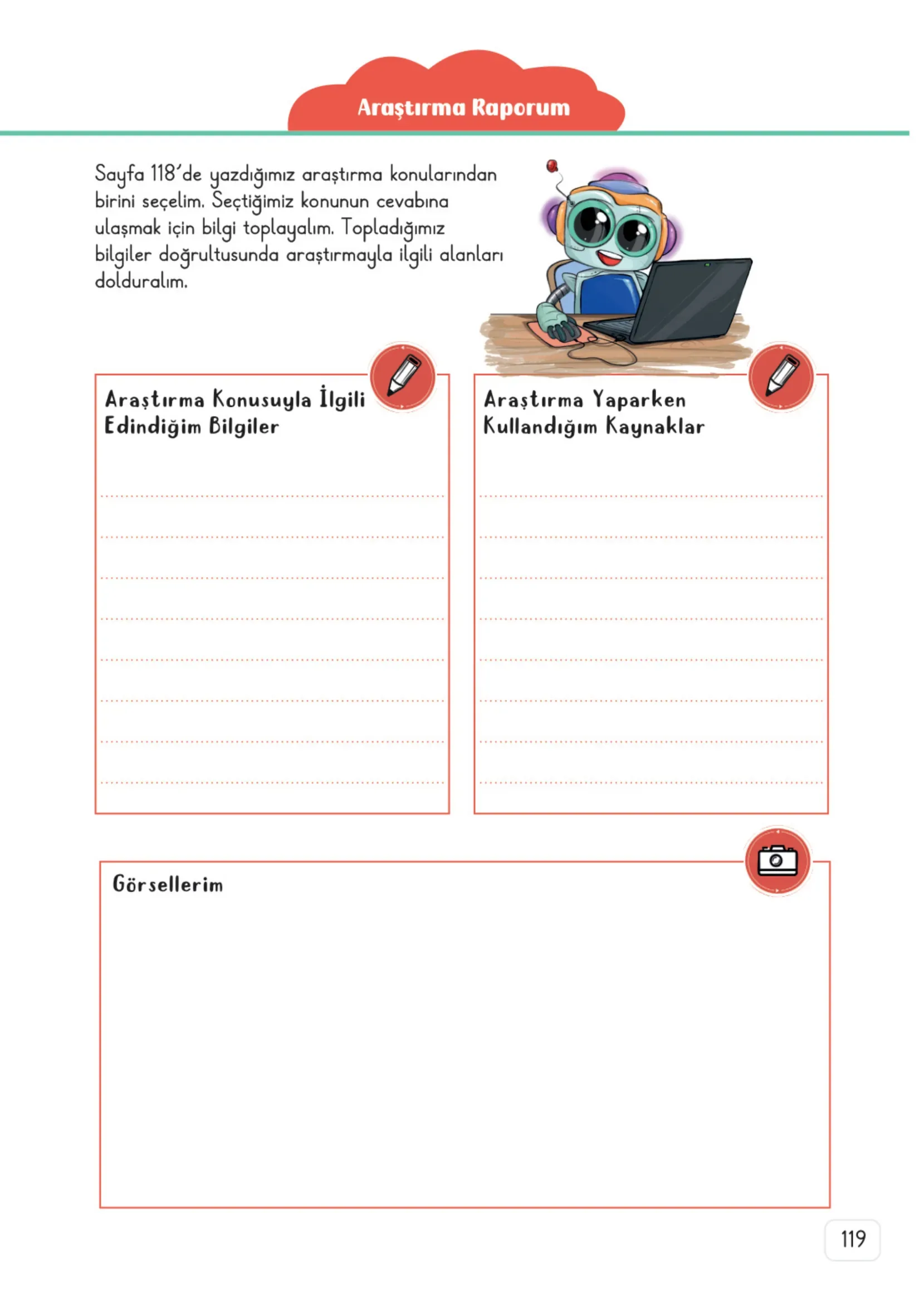 3. Sınıf Fen Bilimleri Ders Kitabı Cevapları Meb Yayınları 2. Kitap Sayfa 119