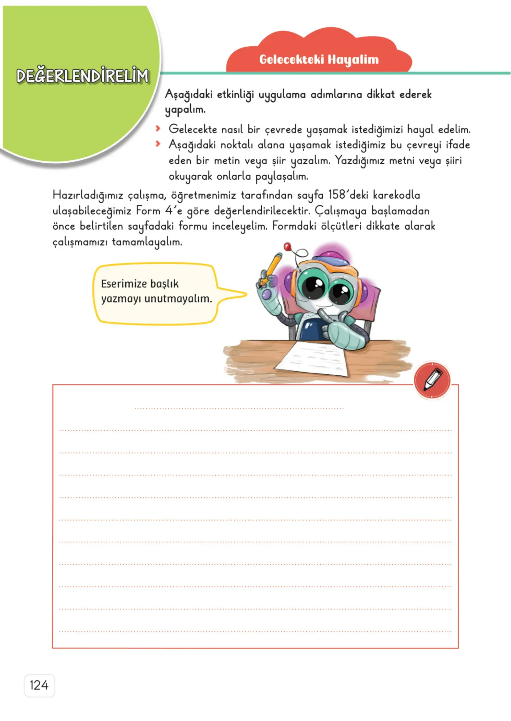 3. Sınıf Fen Bilimleri Ders Kitabı Cevapları Meb Yayınları 2. Kitap Sayfa 124