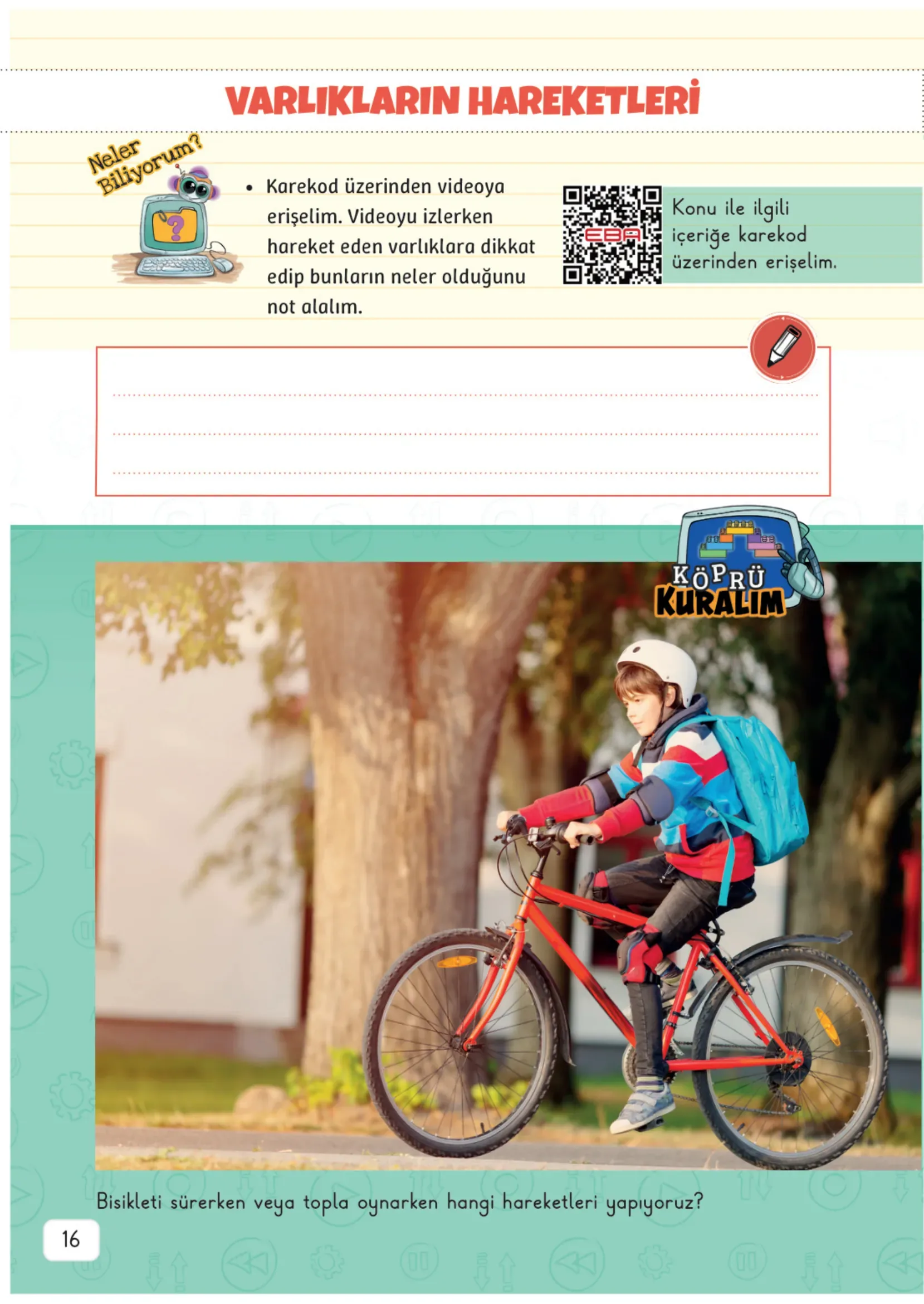3. Sınıf Fen Bilimleri Ders Kitabı Cevapları Meb Yayınları 2. Kitap Sayfa 16