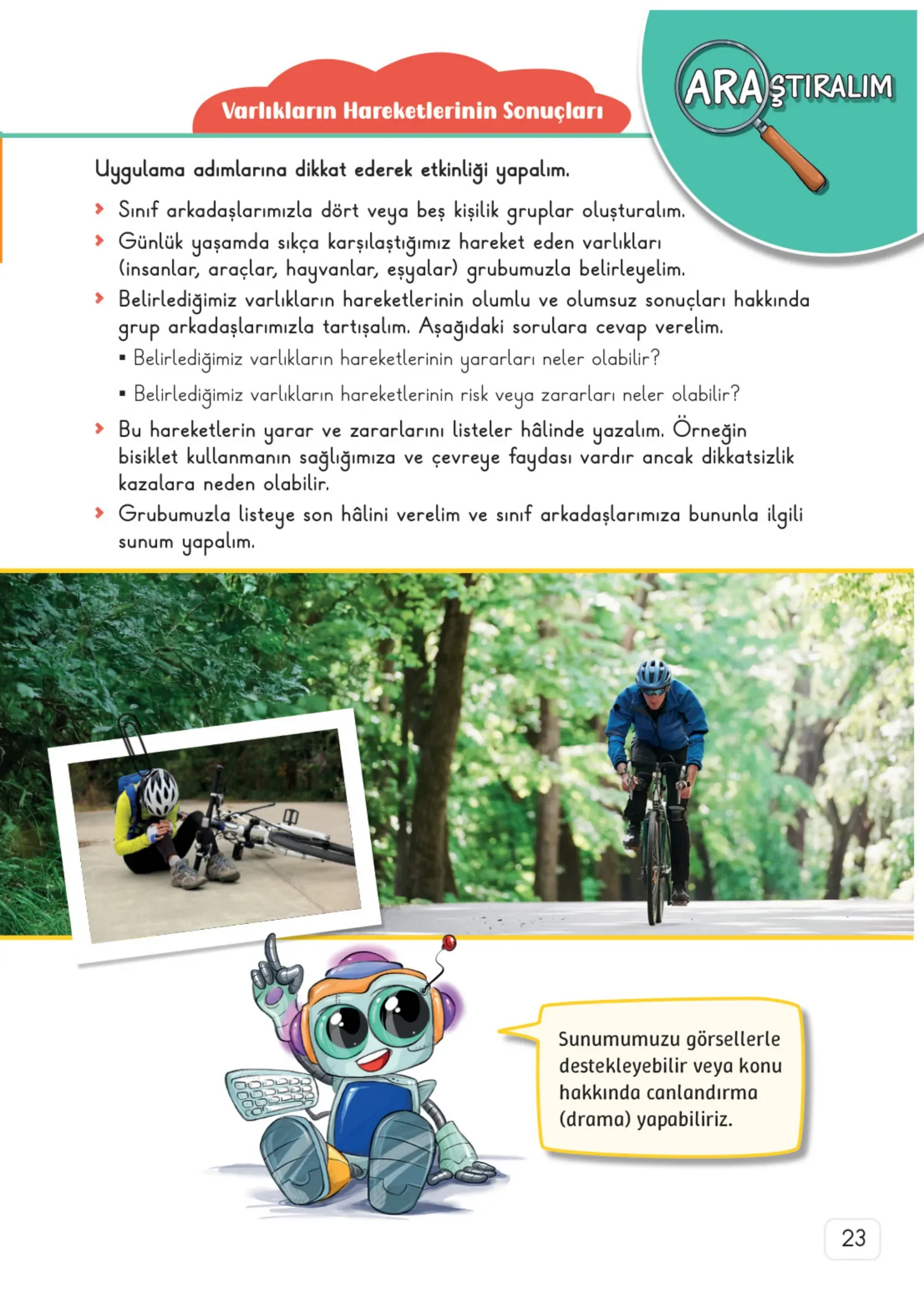 3. Sınıf Fen Bilimleri Ders Kitabı Cevapları Meb Yayınları 2. Kitap Sayfa 23