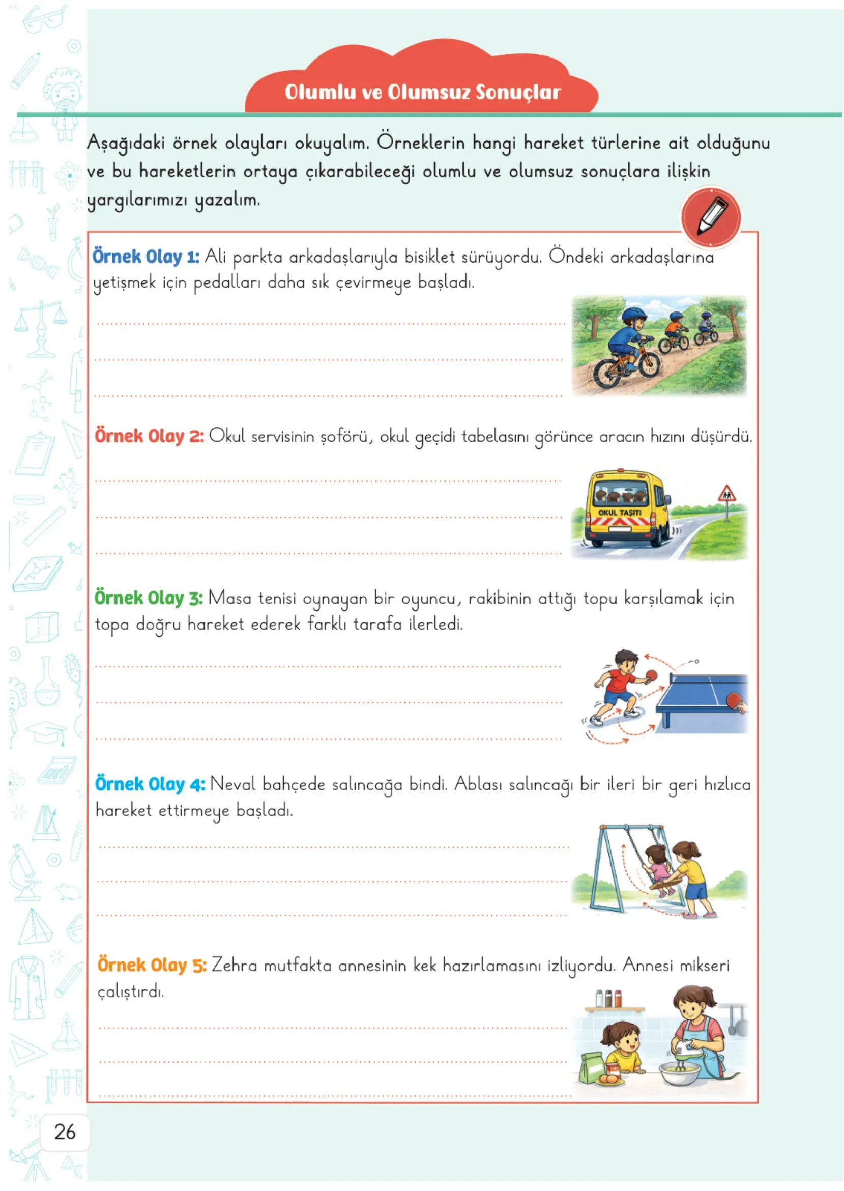 3. Sınıf Fen Bilimleri Ders Kitabı Cevapları Meb Yayınları 2. Kitap Sayfa 26