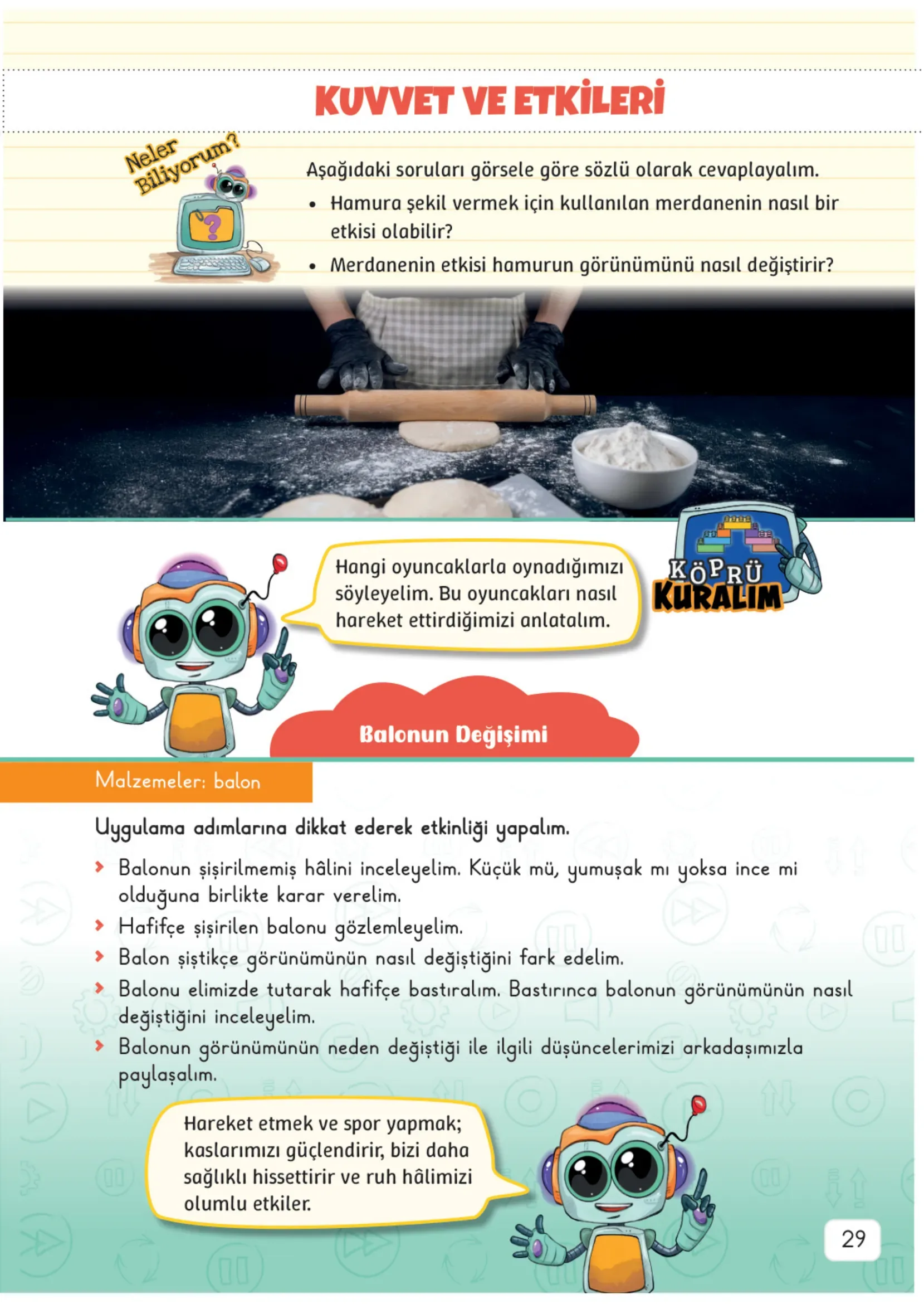 3. Sınıf Fen Bilimleri Ders Kitabı Cevapları Meb Yayınları 2. Kitap Sayfa 29