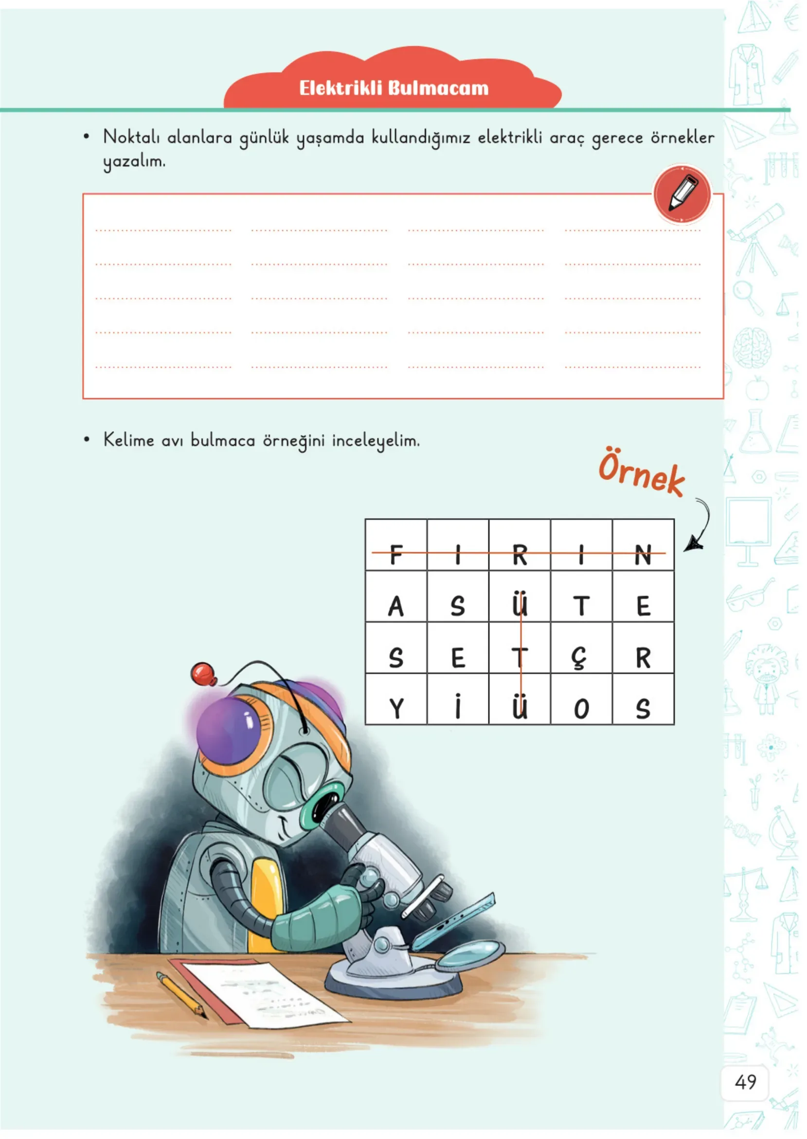 3. Sınıf Fen Bilimleri Ders Kitabı Cevapları Meb Yayınları 2. Kitap Sayfa 49