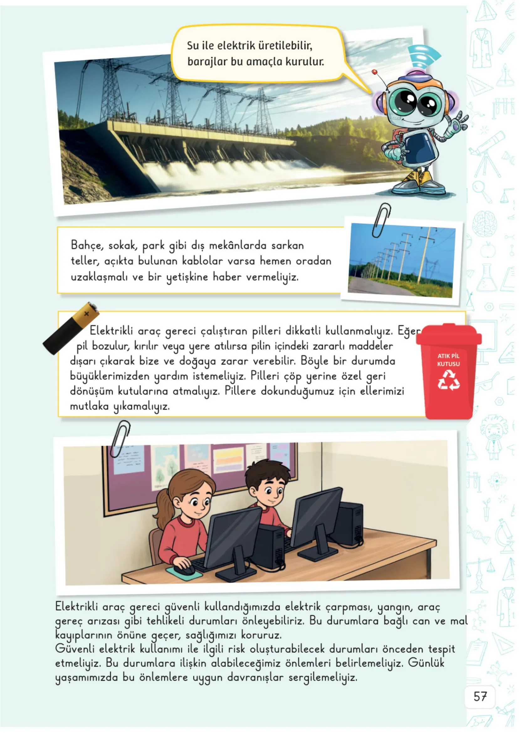 3. Sınıf Fen Bilimleri Ders Kitabı Cevapları Meb Yayınları 2. Kitap Sayfa 57