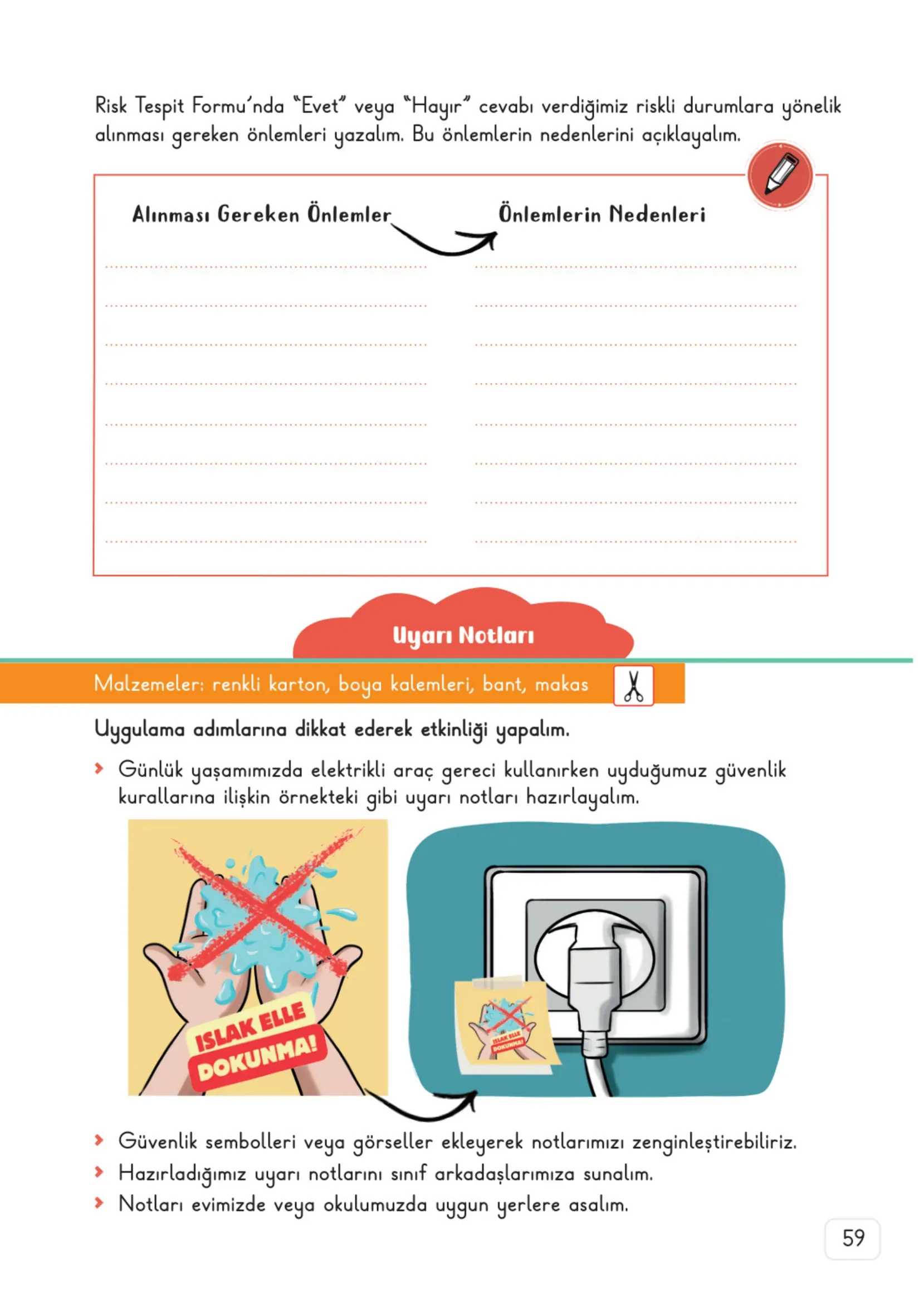 3. Sınıf Fen Bilimleri Ders Kitabı Cevapları Meb Yayınları 2. Kitap Sayfa 59