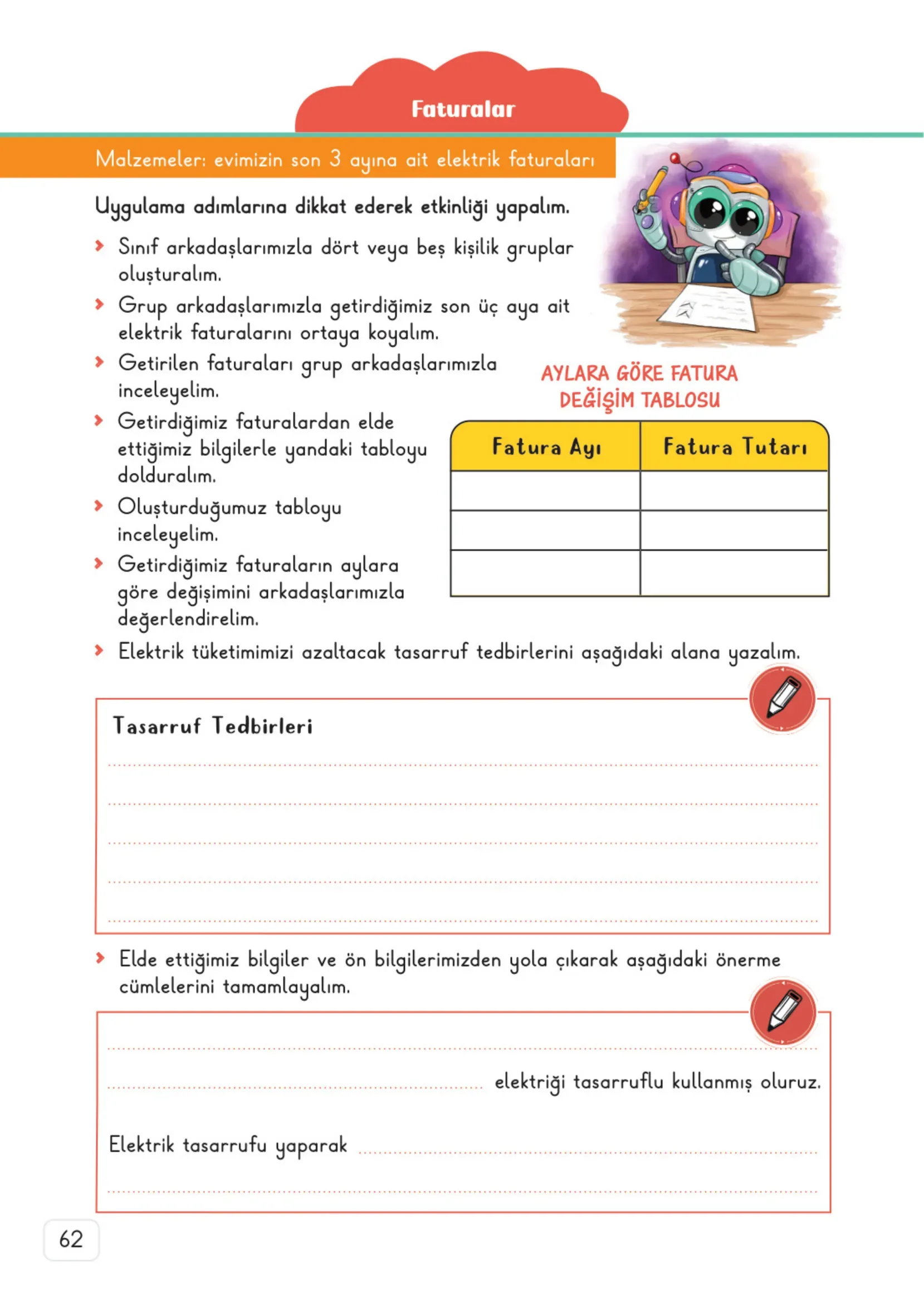 3. Sınıf Fen Bilimleri Ders Kitabı Cevapları Meb Yayınları 2. Kitap Sayfa 62