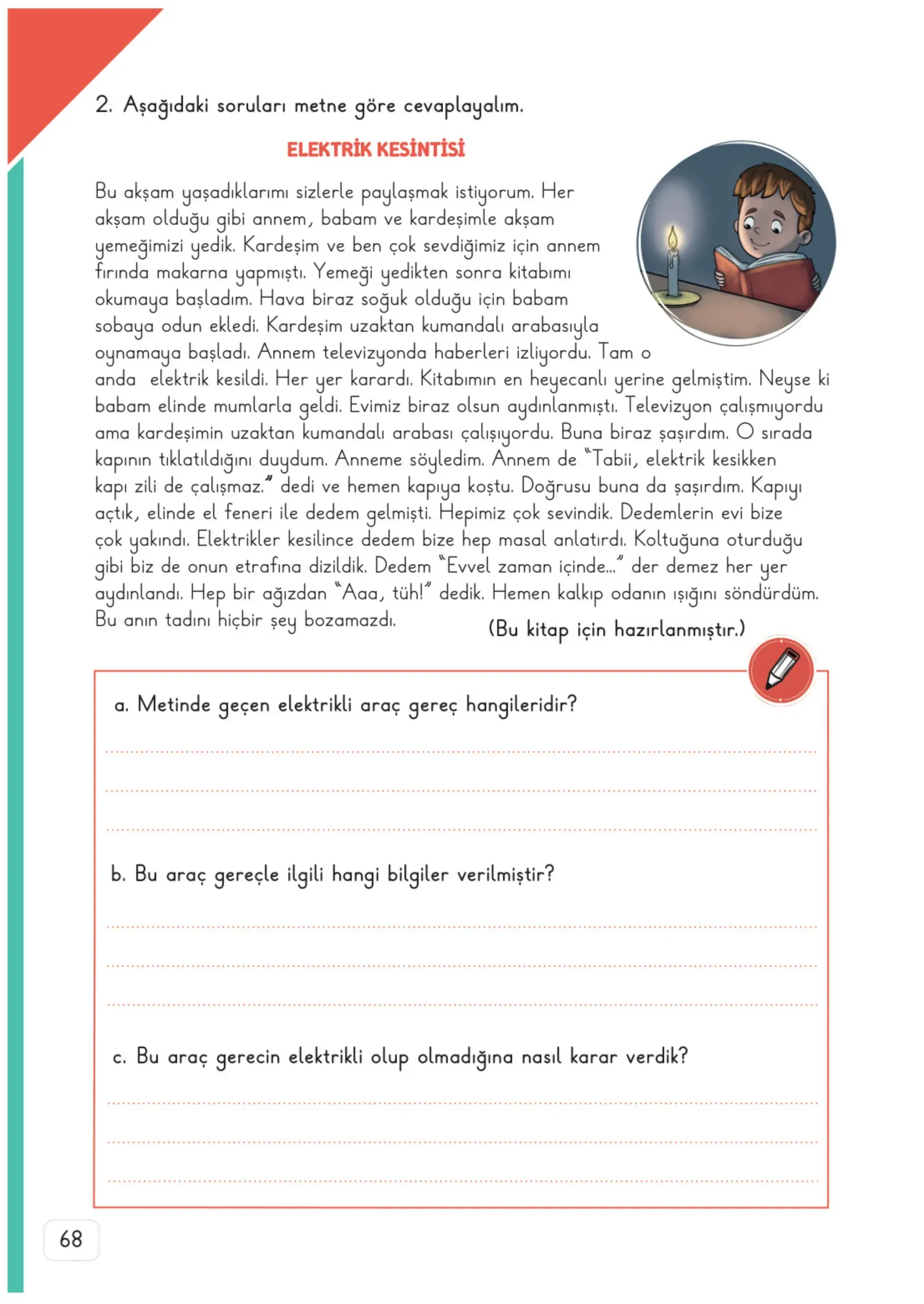 3. Sınıf Fen Bilimleri Ders Kitabı Cevapları Meb Yayınları 2. Kitap Sayfa 68