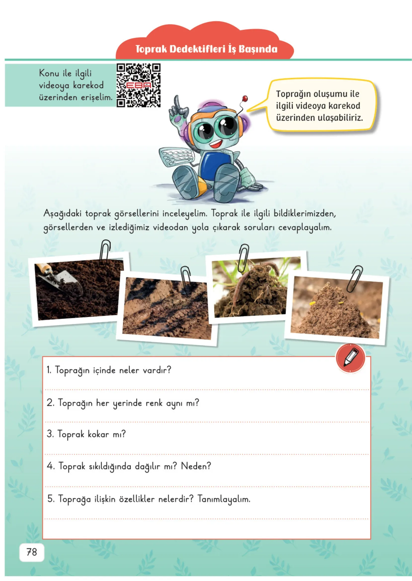 3. Sınıf Fen Bilimleri Ders Kitabı Cevapları Meb Yayınları 2. Kitap Sayfa 78