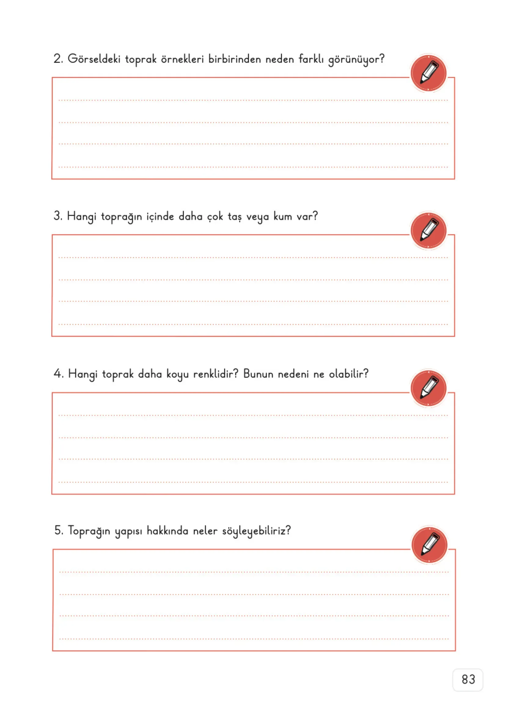 3. Sınıf Fen Bilimleri Ders Kitabı Cevapları Meb Yayınları 2. Kitap Sayfa 83