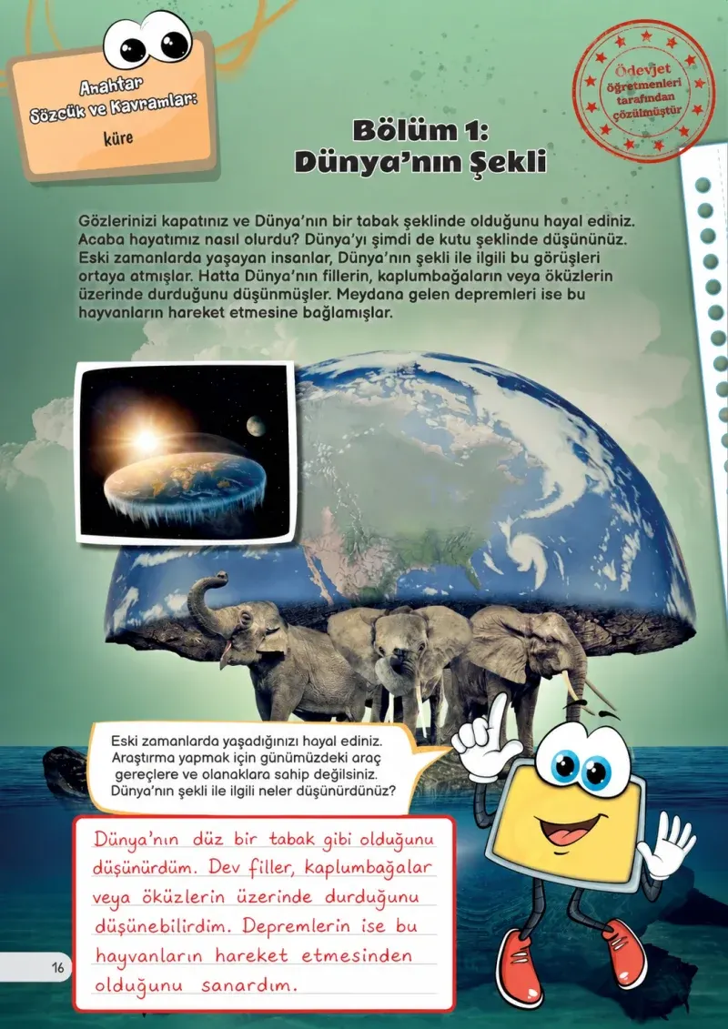 3. Sınıf Fen Bilimleri Ders Kitabı Cevapları Meb Yayınları Sayfa 16 Çözüm Görseli