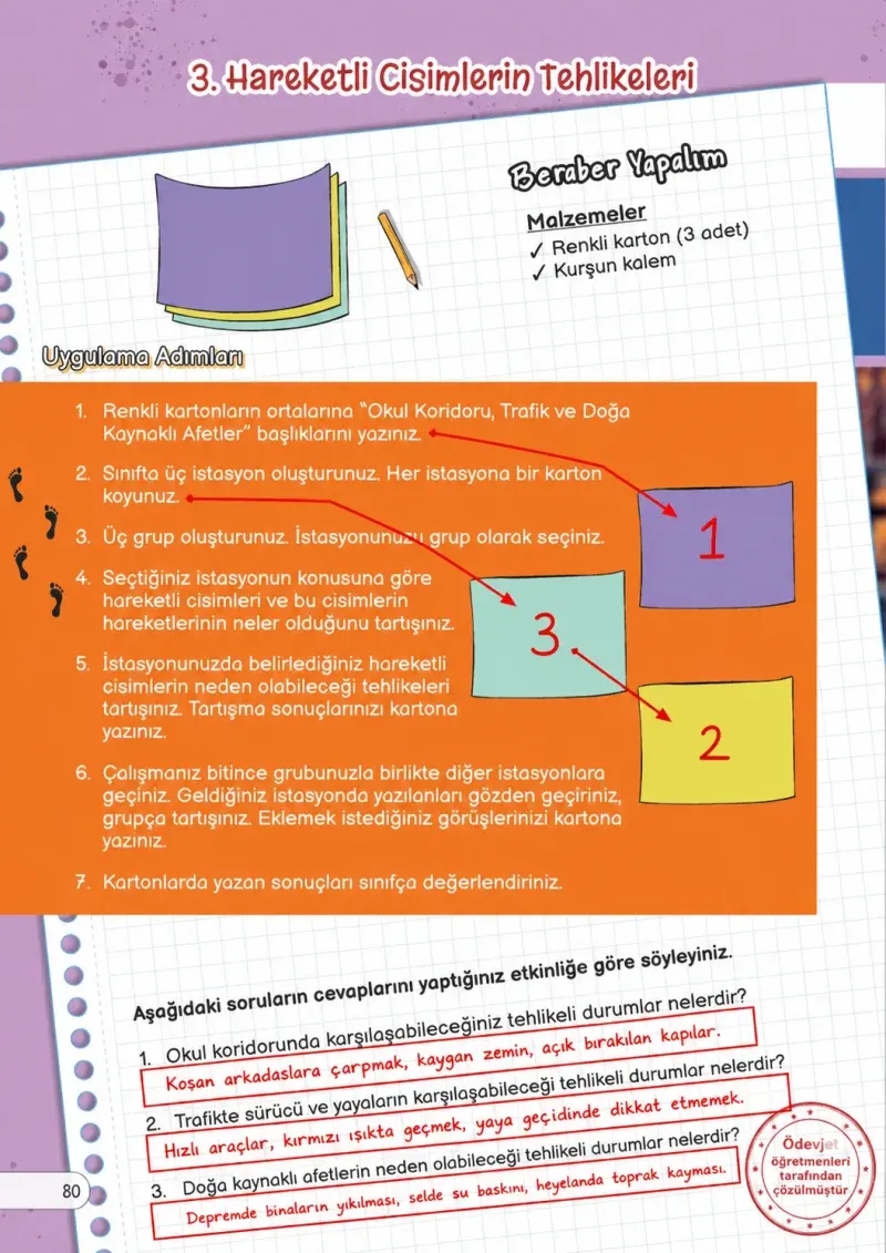 3. Sınıf Fen Bilimleri Ders Kitabı Cevapları Meb Yayınları Sayfa 80 Çözüm Görseli