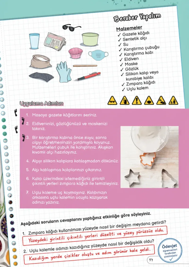 3. Sınıf Fen Bilimleri Ders Kitabı Cevapları Meb Yayınları Sayfa 97 Çözüm Görseli