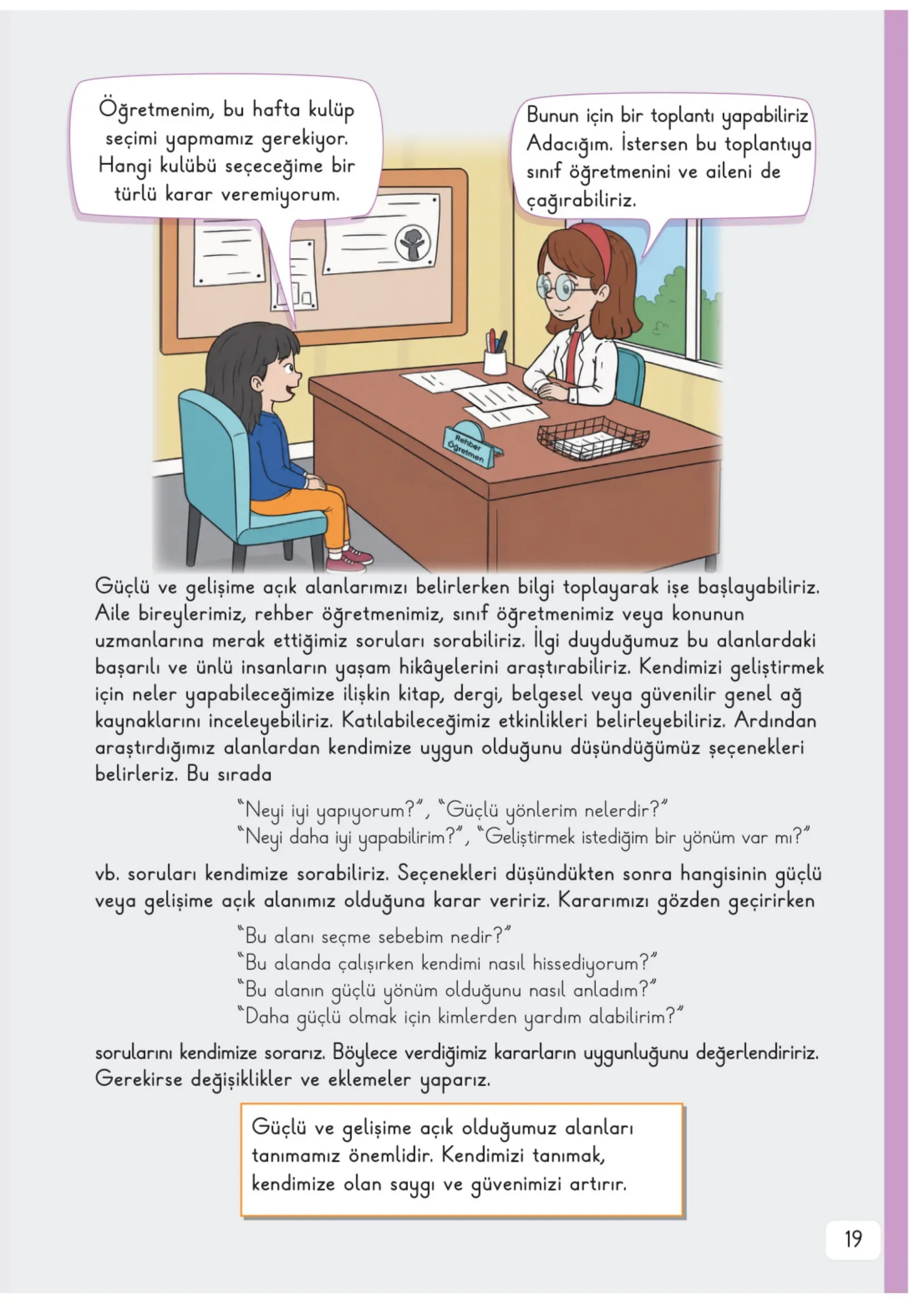 3. Sınıf Hayat Bilgisi Ders Kitabı Cevapları Meb Yayınları 1. Kitap Sayfa 19