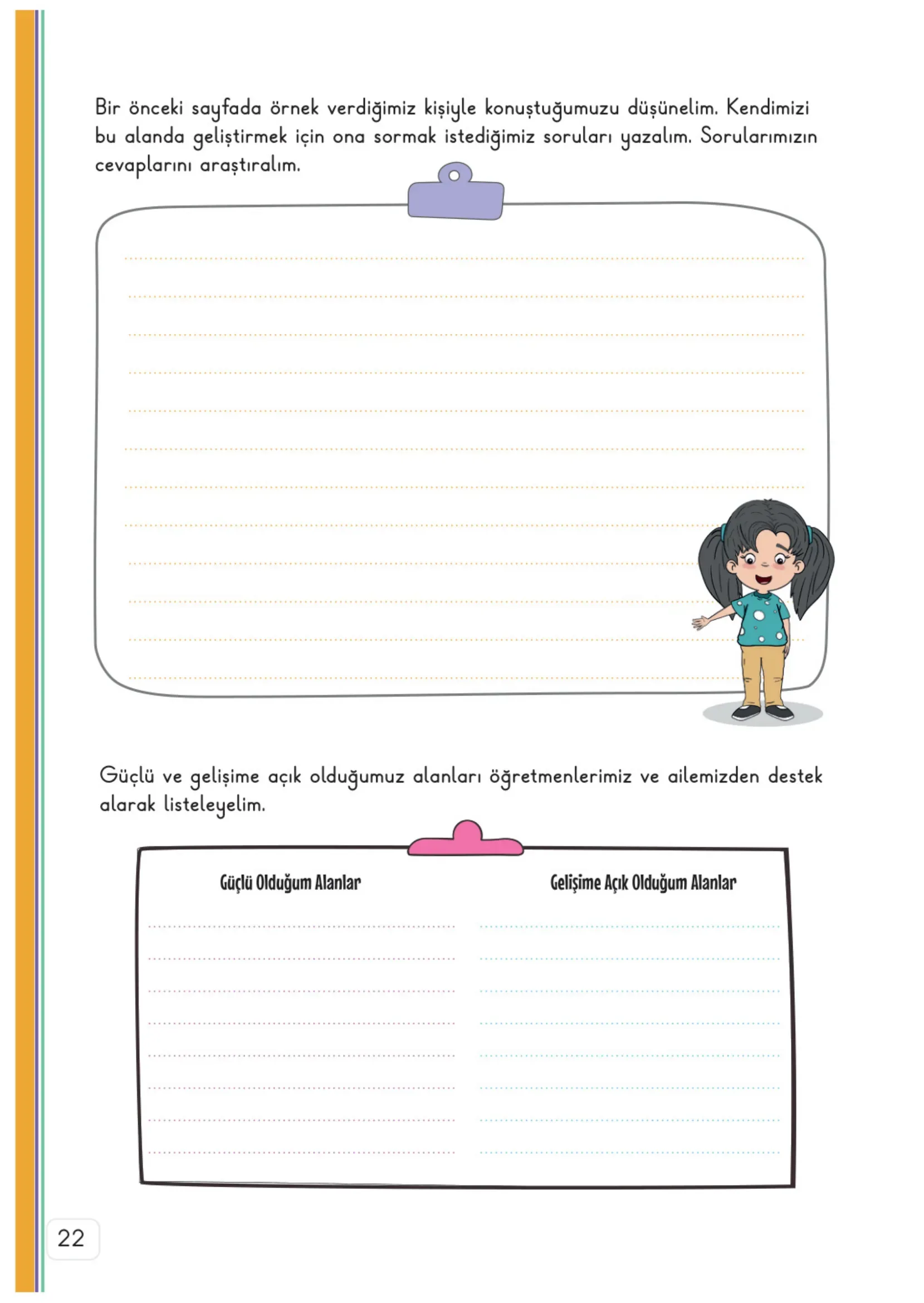 3. Sınıf Hayat Bilgisi Ders Kitabı Cevapları Meb Yayınları 1. Kitap Sayfa 22