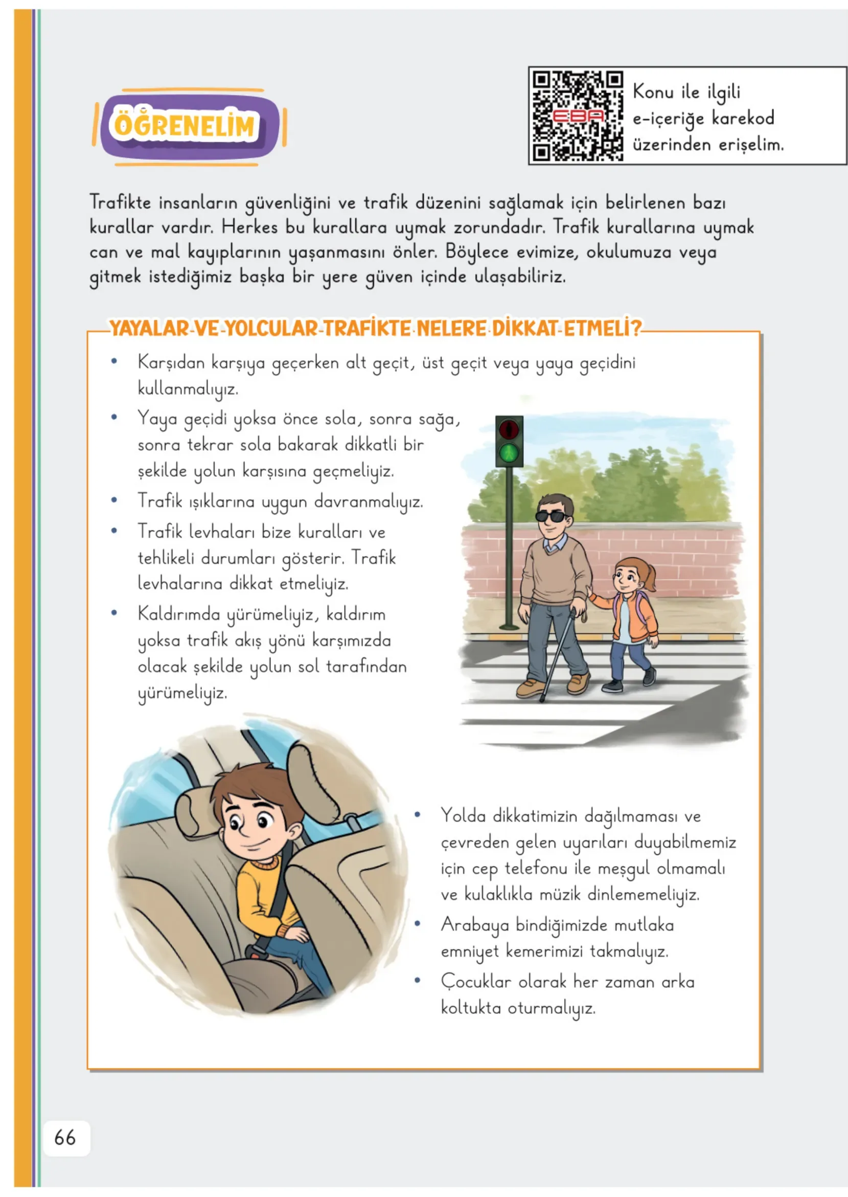 3. Sınıf Hayat Bilgisi Ders Kitabı Cevapları Meb Yayınları 1. Kitap Sayfa 66