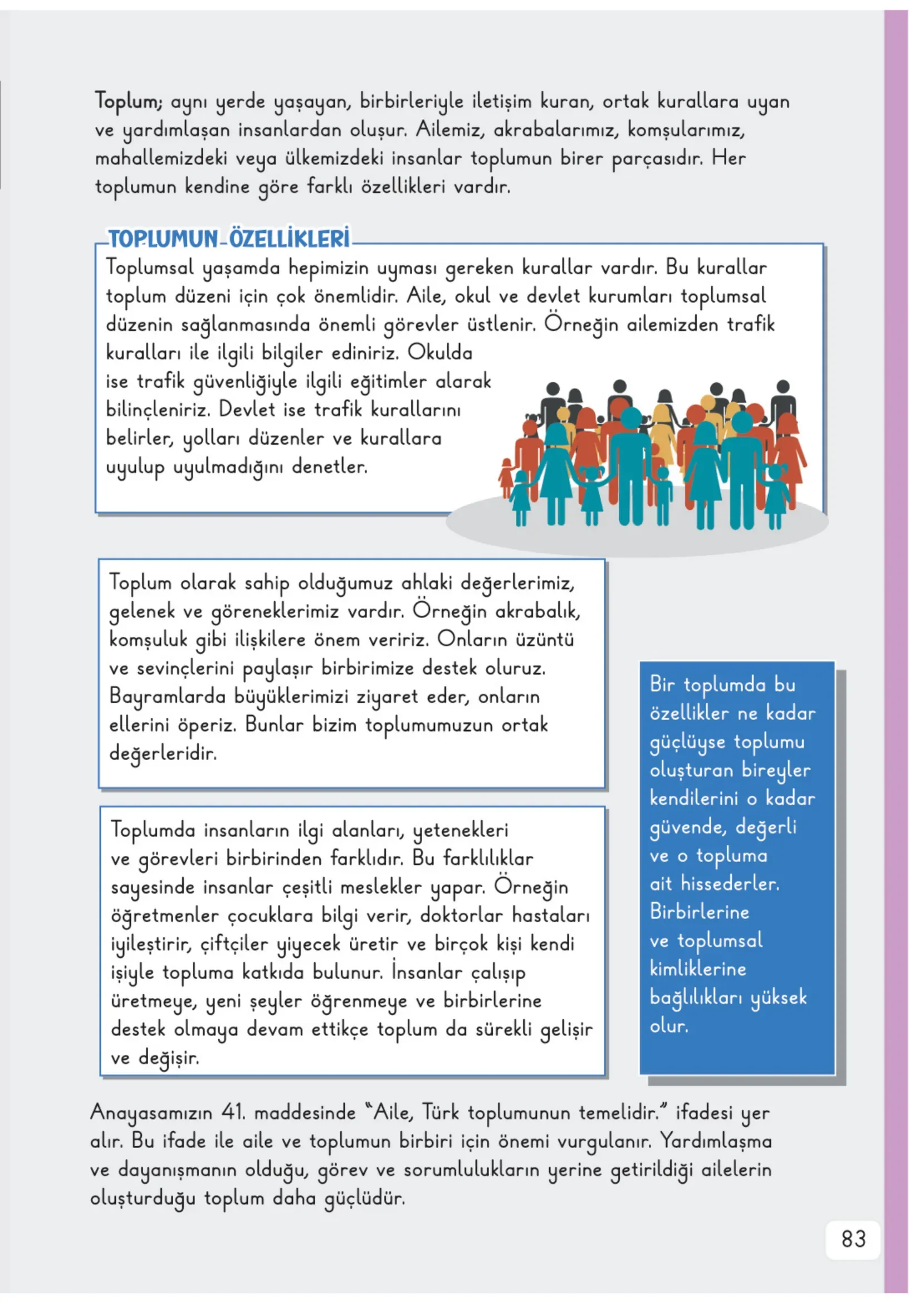 3. Sınıf Hayat Bilgisi Ders Kitabı Cevapları Meb Yayınları 1. Kitap Sayfa 83