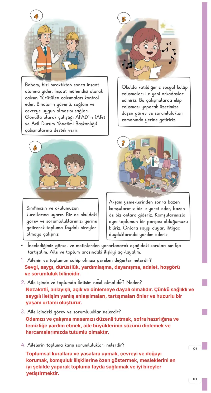 3. Sınıf Hayat Bilgisi Ders Kitabı Cevapları Meb Yayınları 1. Kitap Sayfa 81 Çözüm Görseli