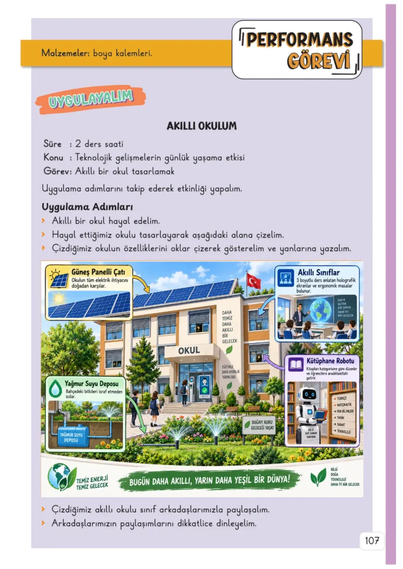 3. Sınıf Hayat Bilgisi Ders Kitabı Cevapları Meb Yayınları 2. Kitap Sayfa 107 Çözüm Görseli