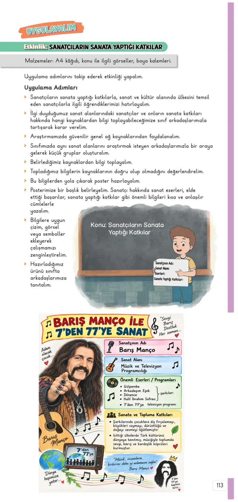 3. Sınıf Hayat Bilgisi Ders Kitabı Cevapları Meb Yayınları 2. Kitap Sayfa 113 Çözüm Görseli