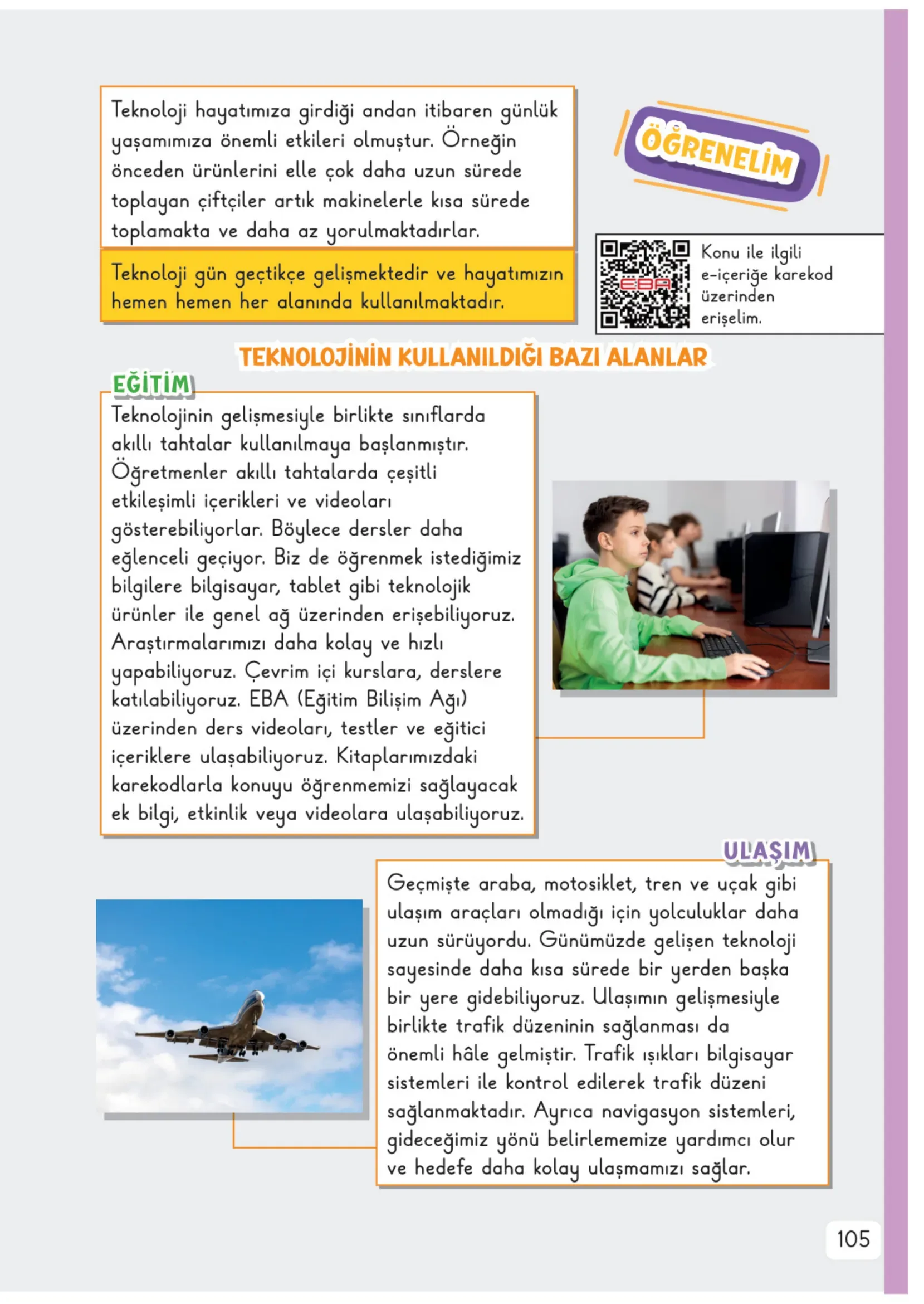 3. Sınıf Hayat Bilgisi Ders Kitabı Cevapları Meb Yayınları 2. Kitap Sayfa 105