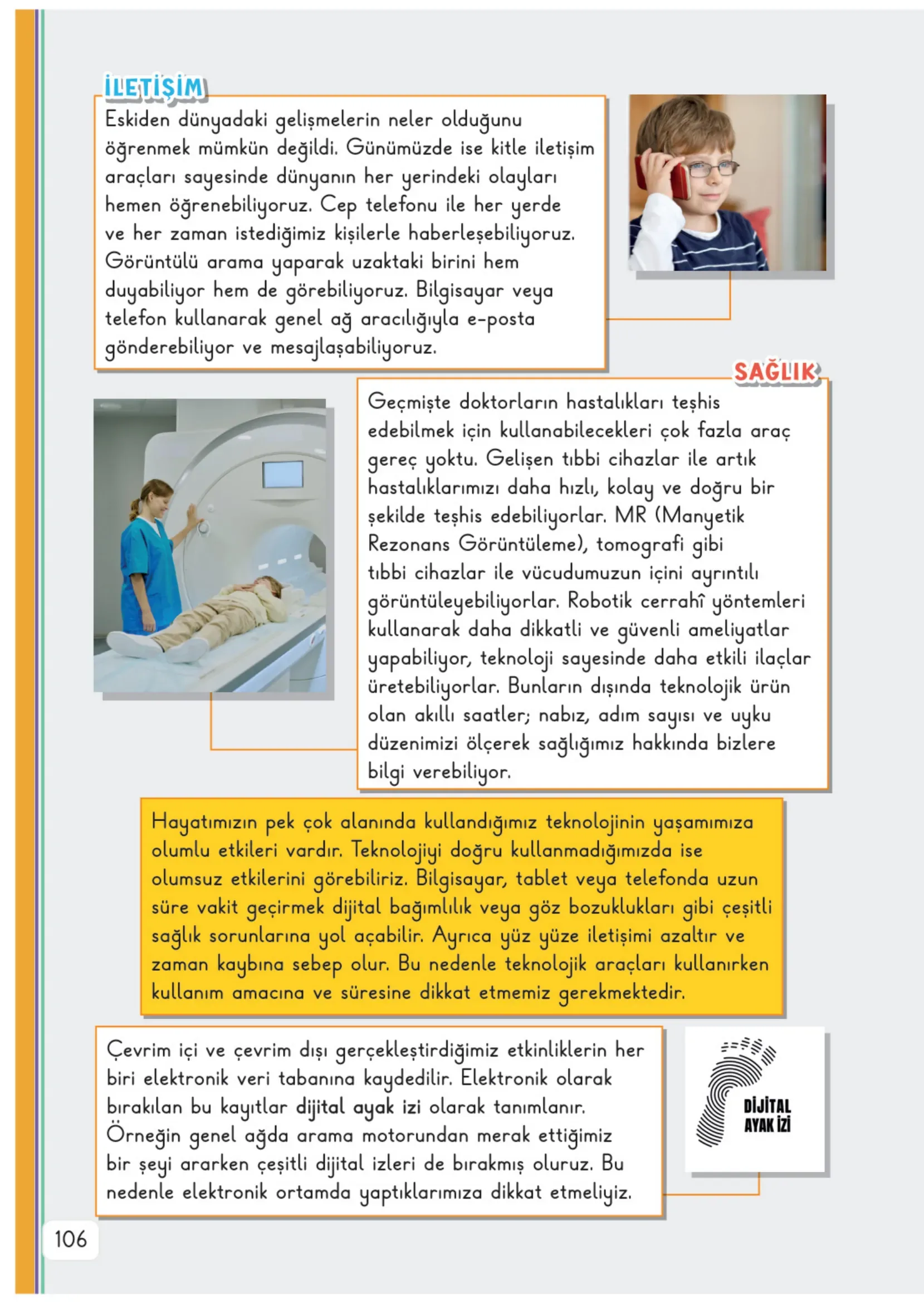 3. Sınıf Hayat Bilgisi Ders Kitabı Cevapları Meb Yayınları 2. Kitap Sayfa 106