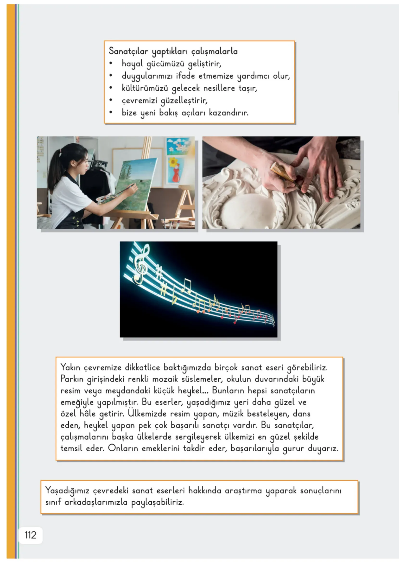 3. Sınıf Hayat Bilgisi Ders Kitabı Cevapları Meb Yayınları 2. Kitap Sayfa 112