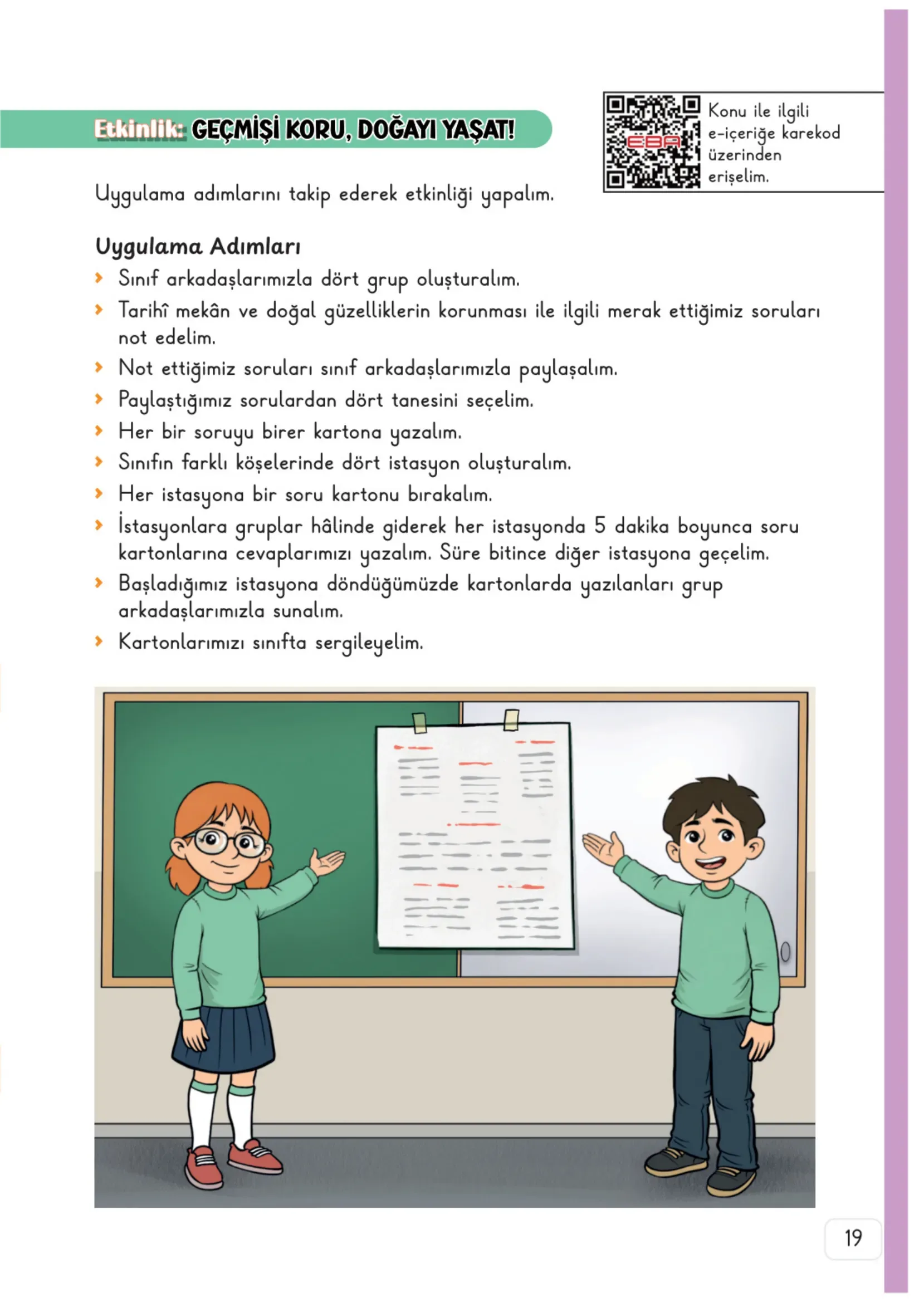 3. Sınıf Hayat Bilgisi Ders Kitabı Cevapları Meb Yayınları 2. Kitap Sayfa 19