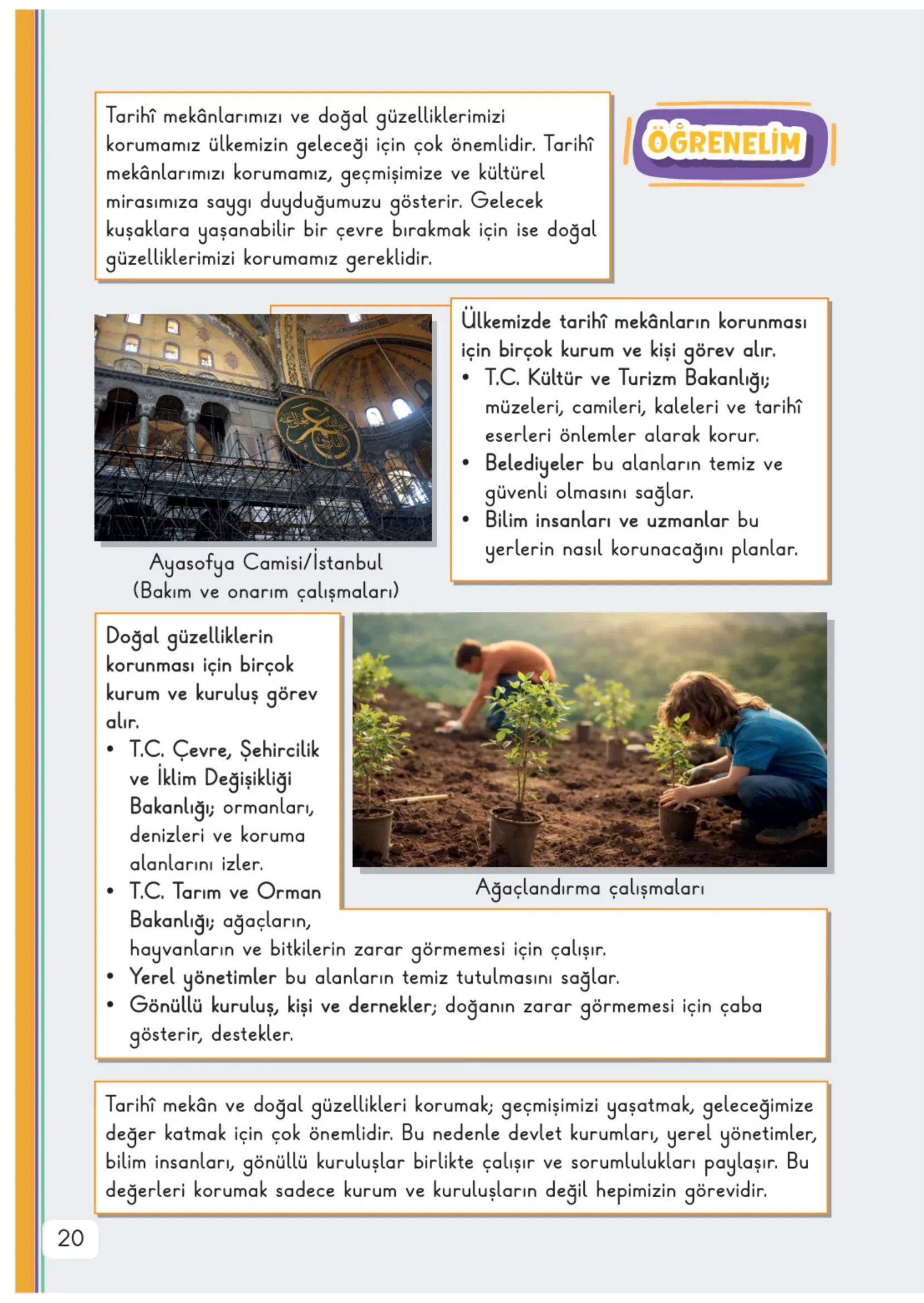 3. Sınıf Hayat Bilgisi Ders Kitabı Cevapları Meb Yayınları 2. Kitap Sayfa 20