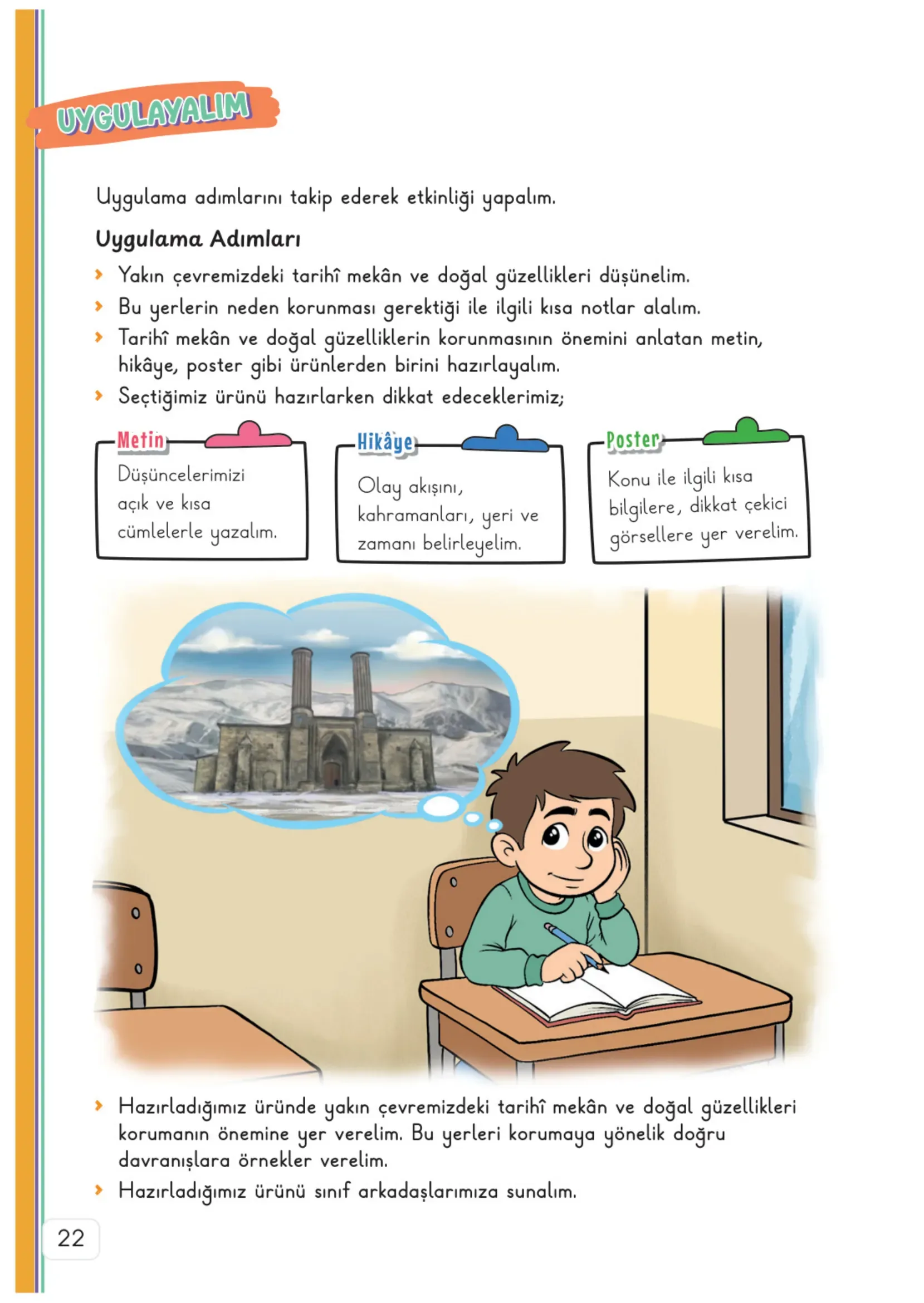 3. Sınıf Hayat Bilgisi Ders Kitabı Cevapları Meb Yayınları 2. Kitap Sayfa 22