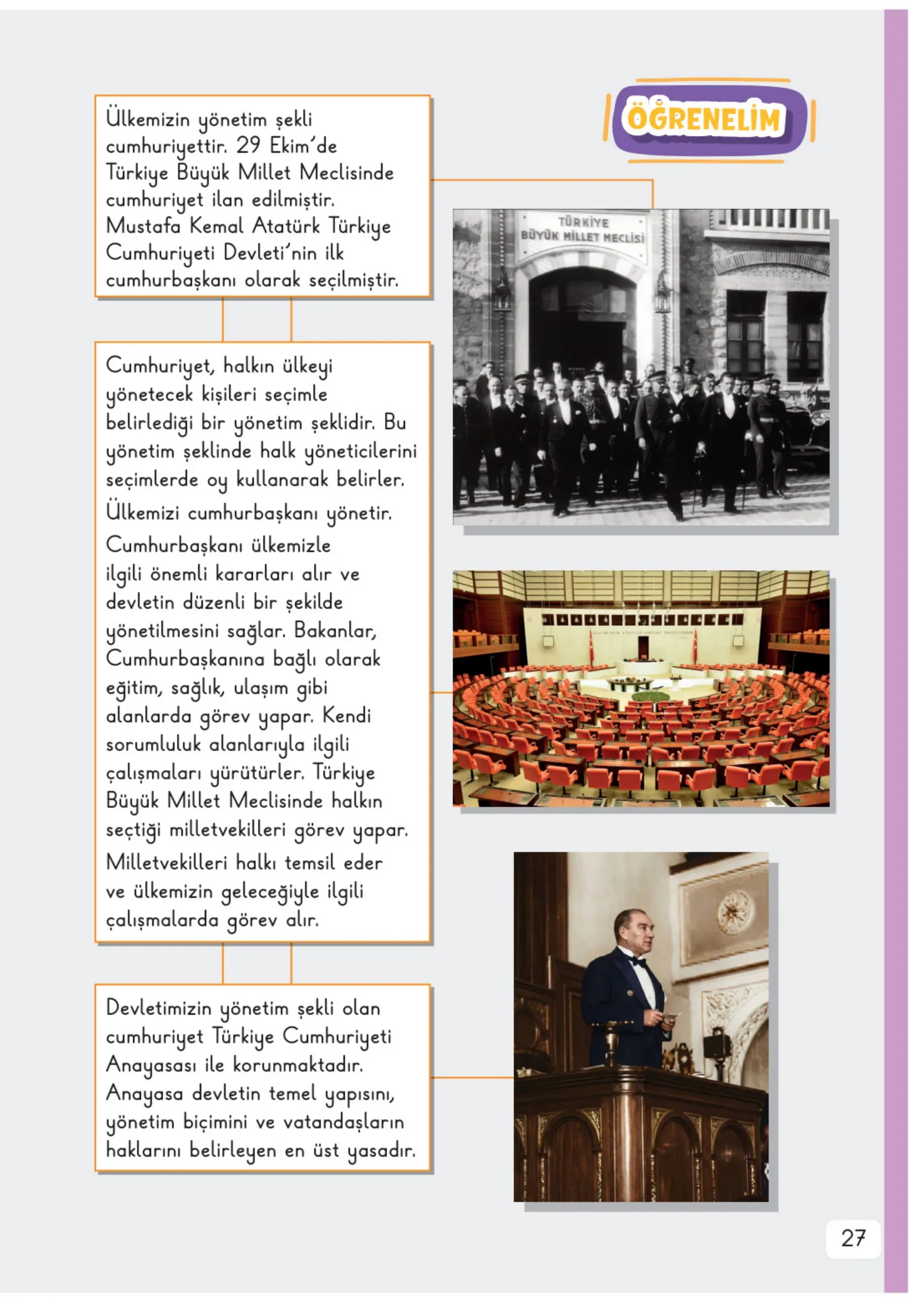 3. Sınıf Hayat Bilgisi Ders Kitabı Cevapları Meb Yayınları 2. Kitap Sayfa 27