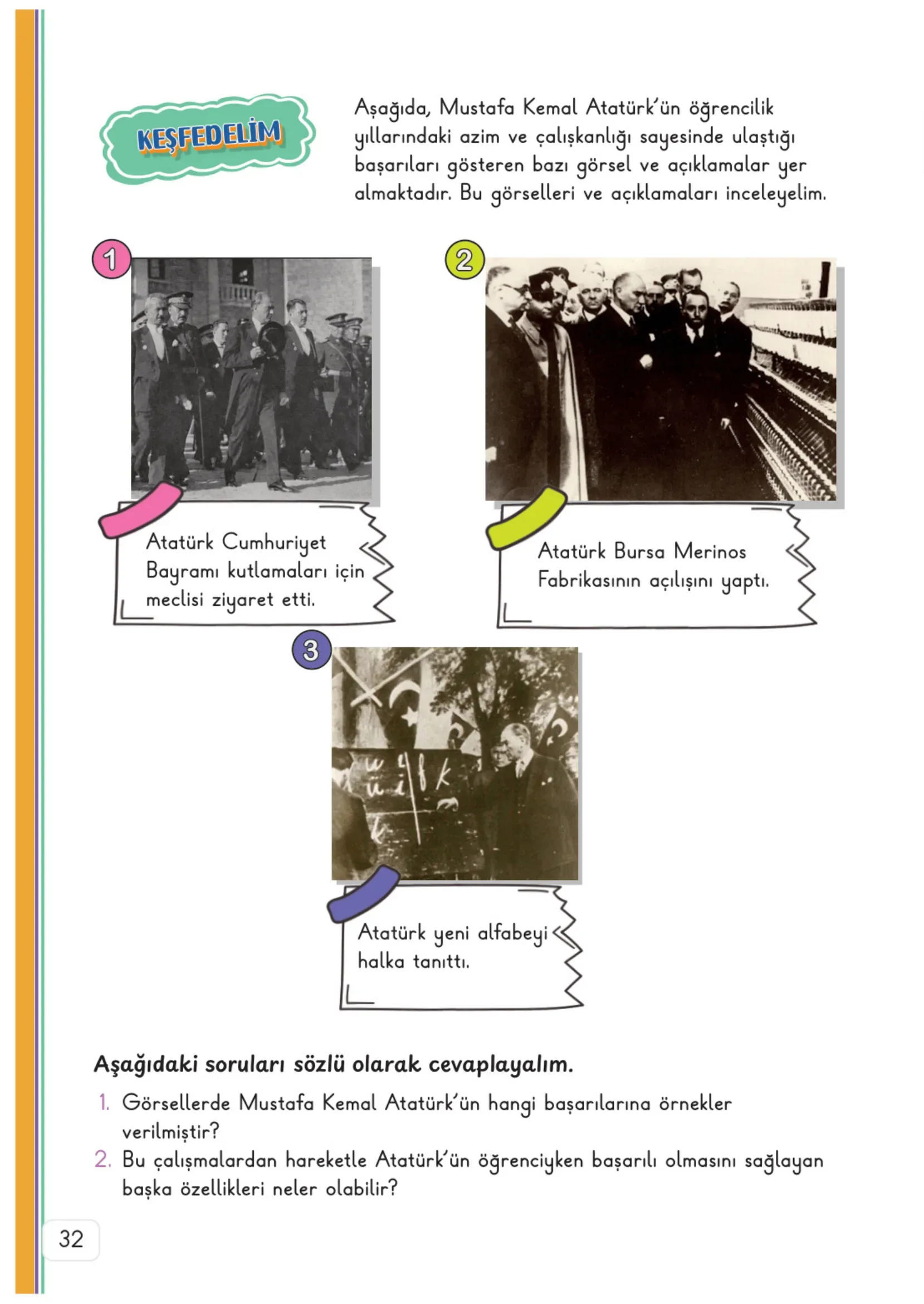 3. Sınıf Hayat Bilgisi Ders Kitabı Cevapları Meb Yayınları 2. Kitap Sayfa 32