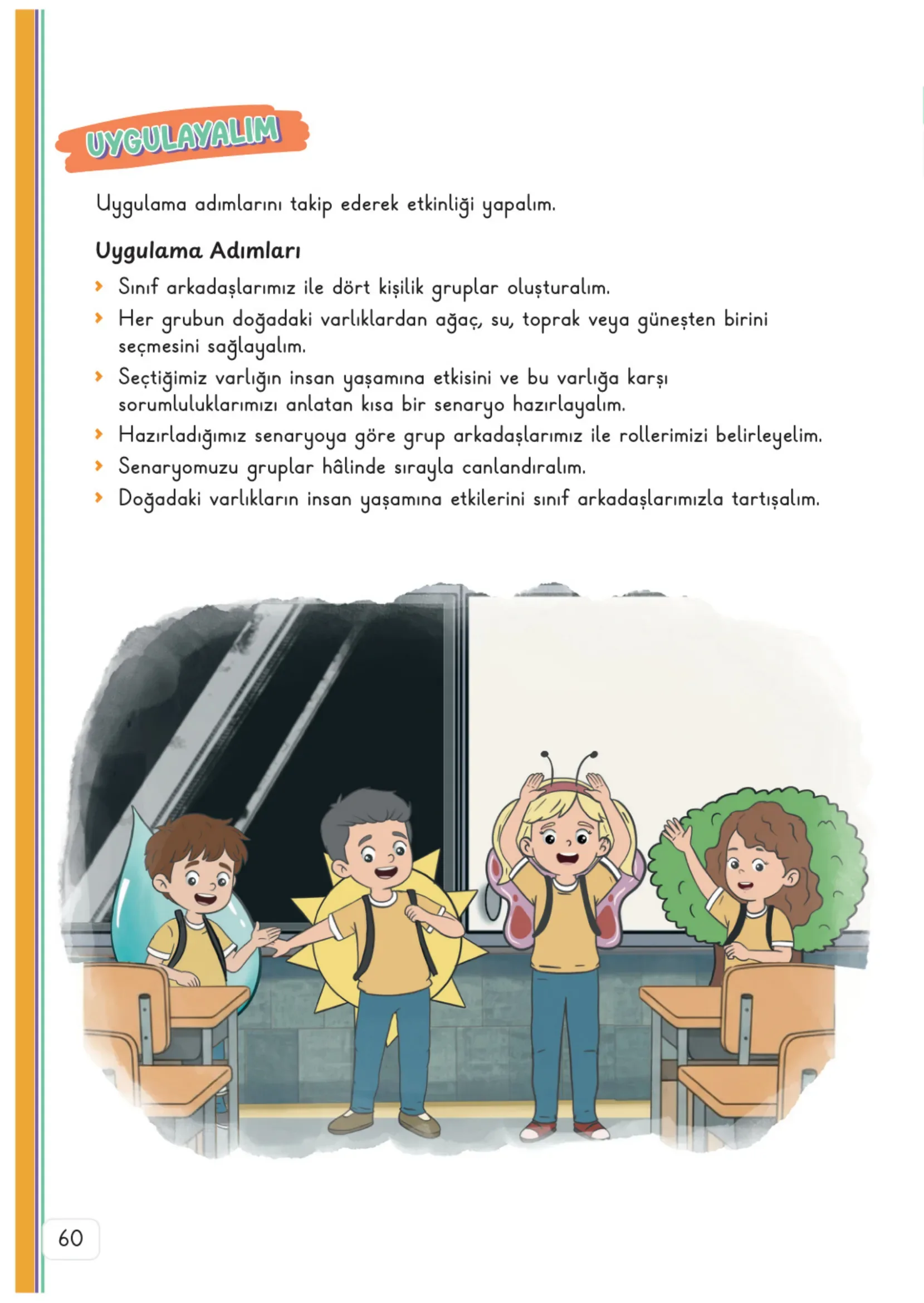 3. Sınıf Hayat Bilgisi Ders Kitabı Cevapları Meb Yayınları 2. Kitap Sayfa 60