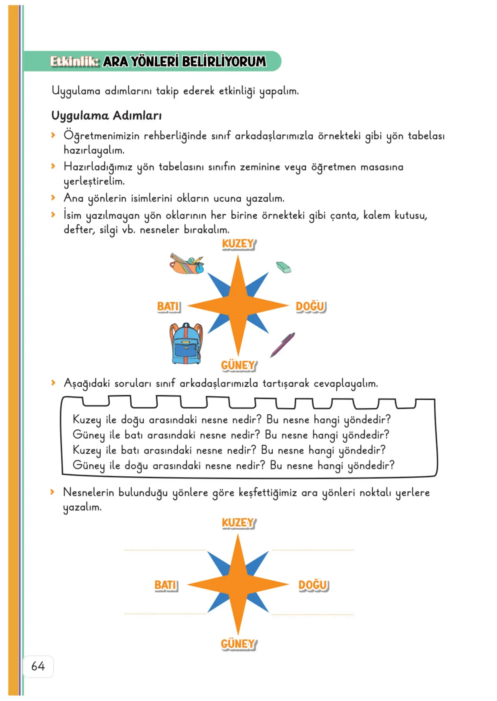 3. Sınıf Hayat Bilgisi Ders Kitabı Cevapları Meb Yayınları 2. Kitap Sayfa 64