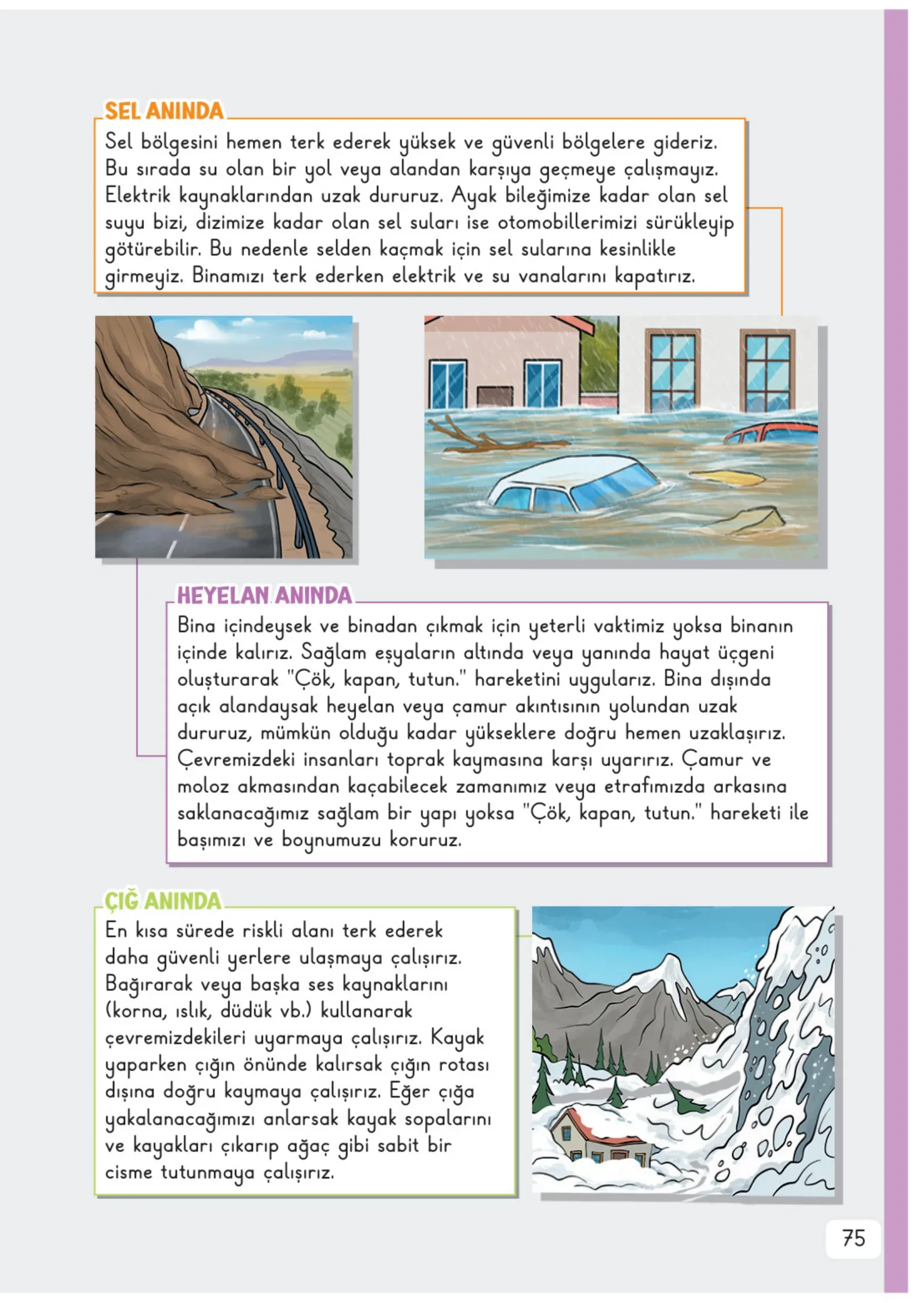 3. Sınıf Hayat Bilgisi Ders Kitabı Cevapları Meb Yayınları 2. Kitap Sayfa 75